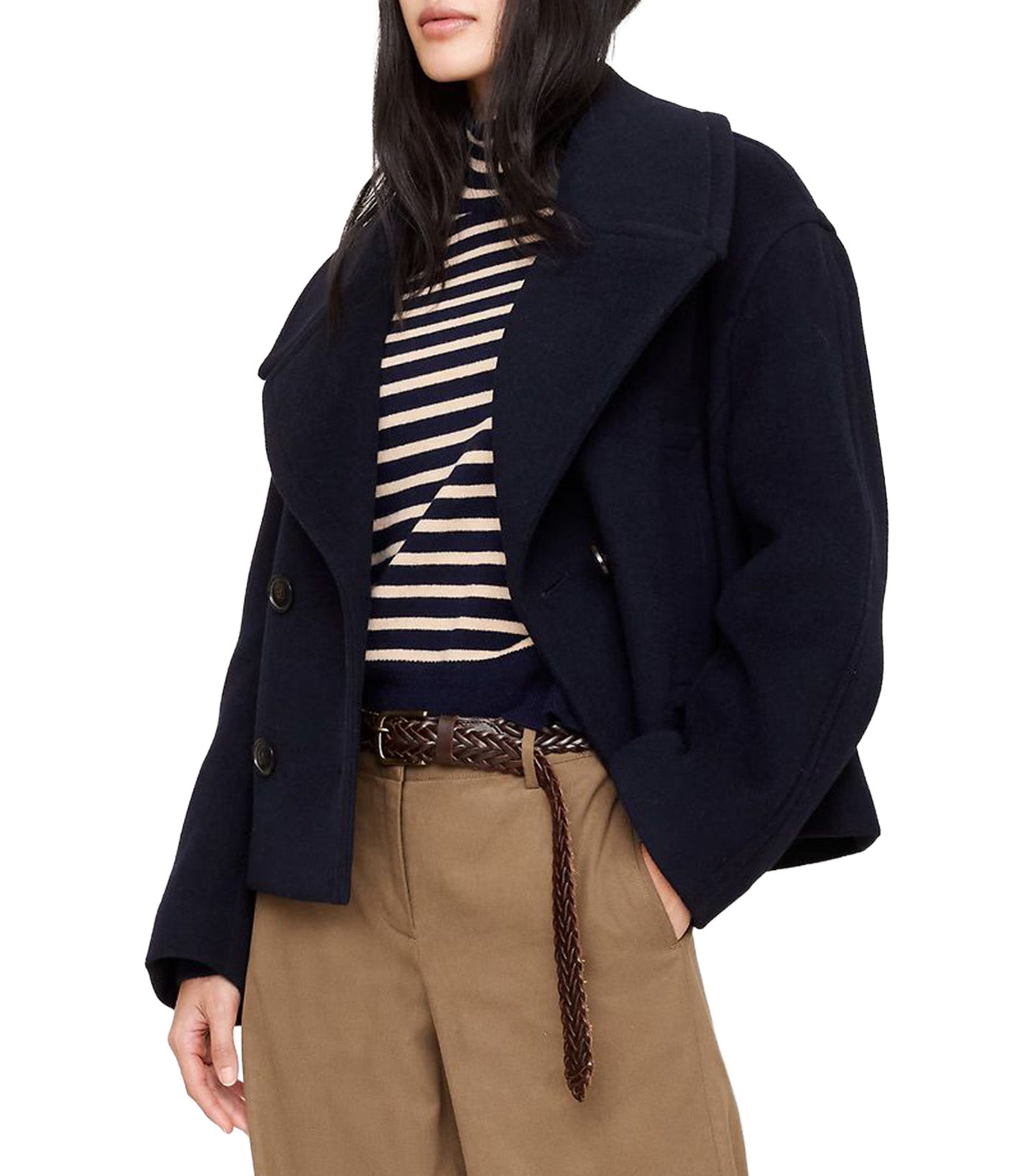 Banana Republic The Everyday Wide-Leg Pant Saddle Brown