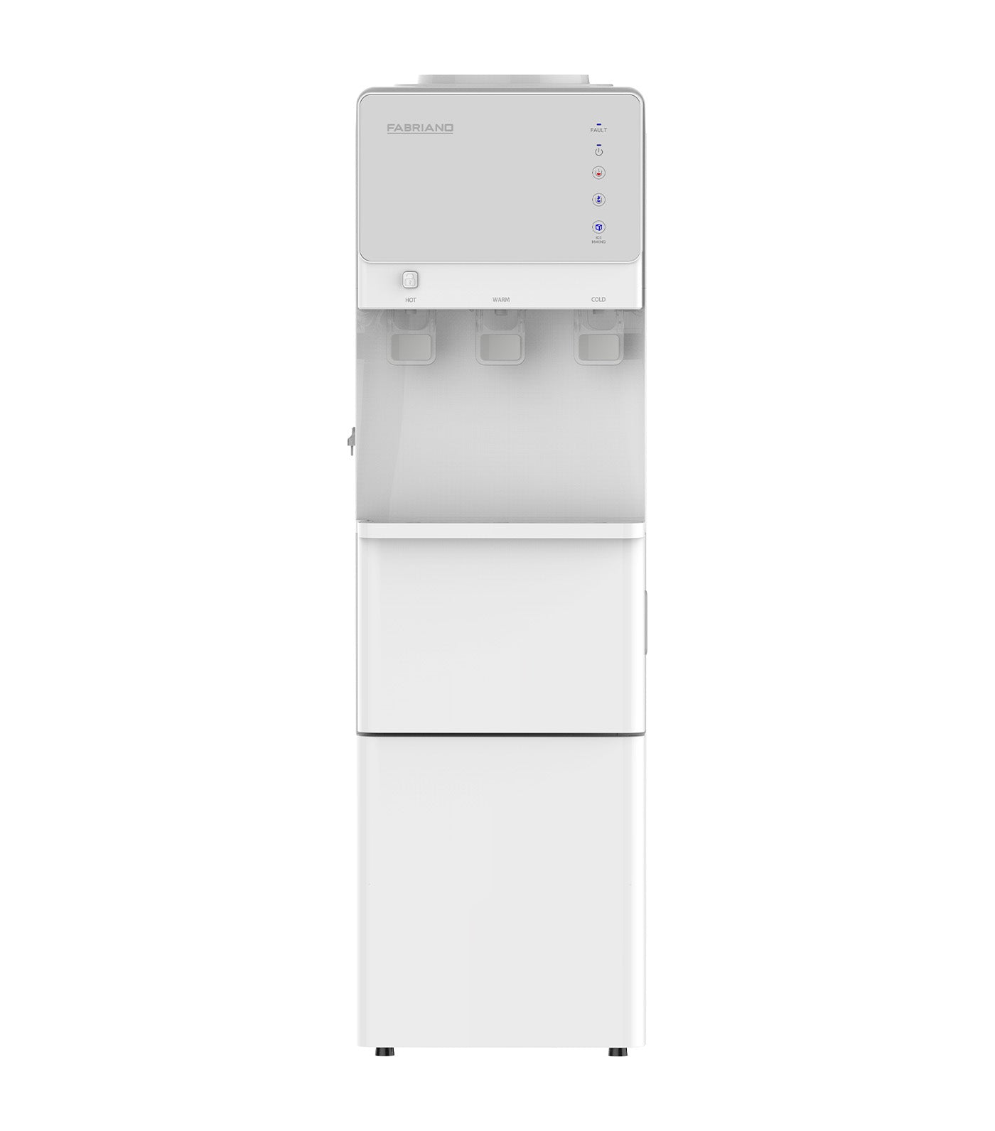 Top Load Water Dispenser with Ice Maker White