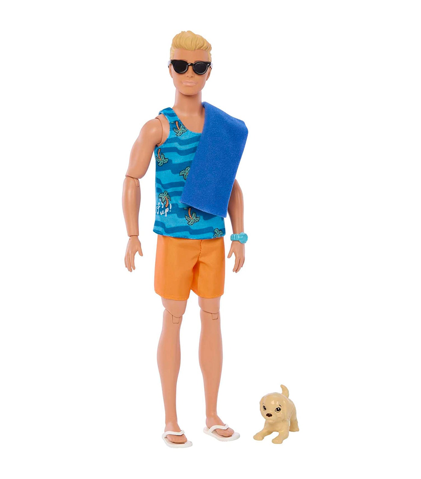 Barbie® Fab Ken Beach Doll with Surfboard