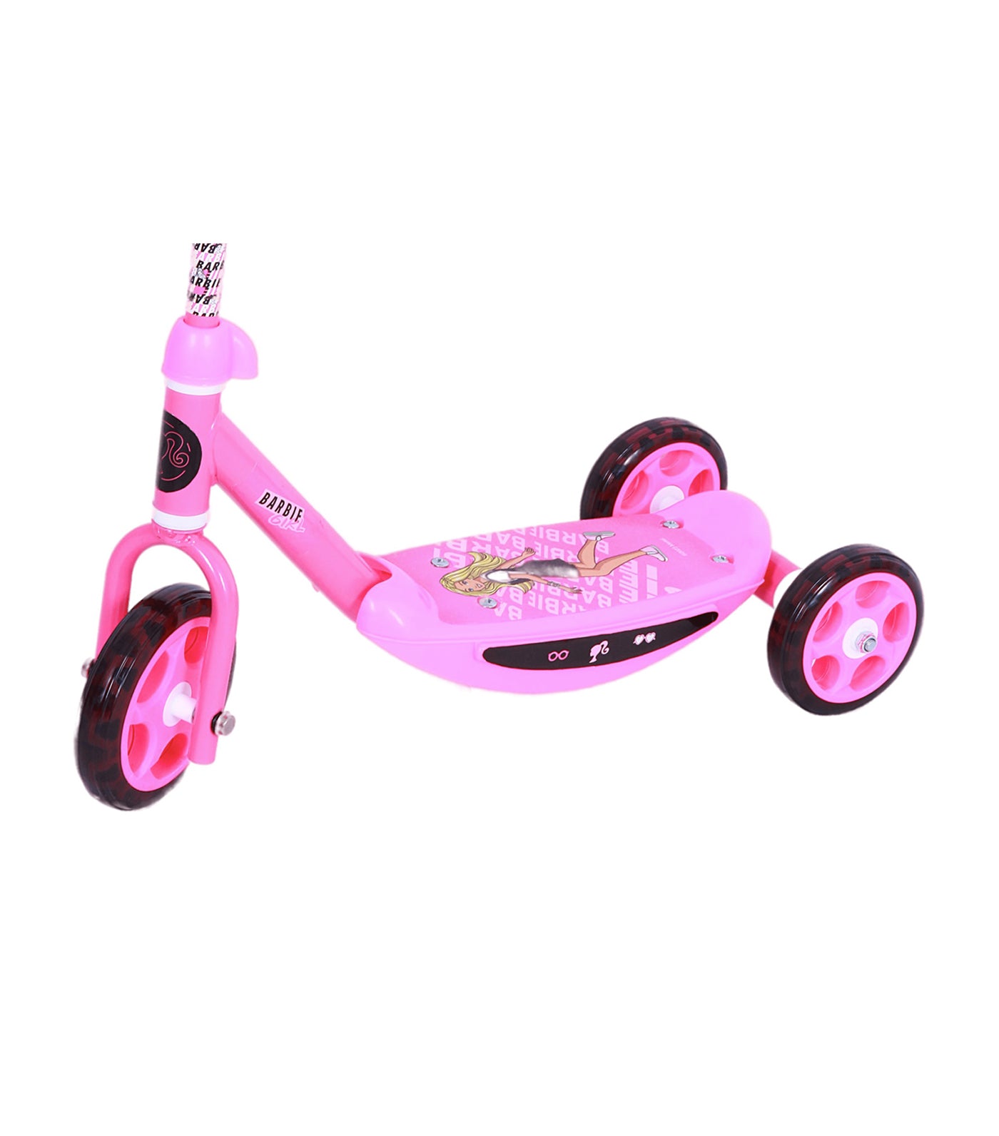 Barbie® Tri-Scooter - Pink with Black Wheels
