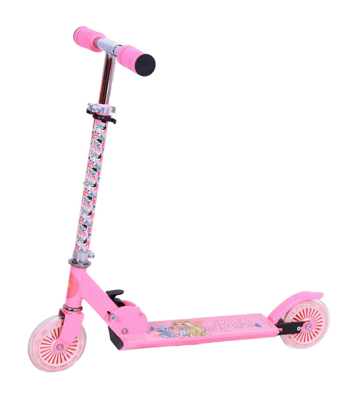 Barbie Pink Scooter Barbie On The Go Pink Scooter And Doll | Barbie