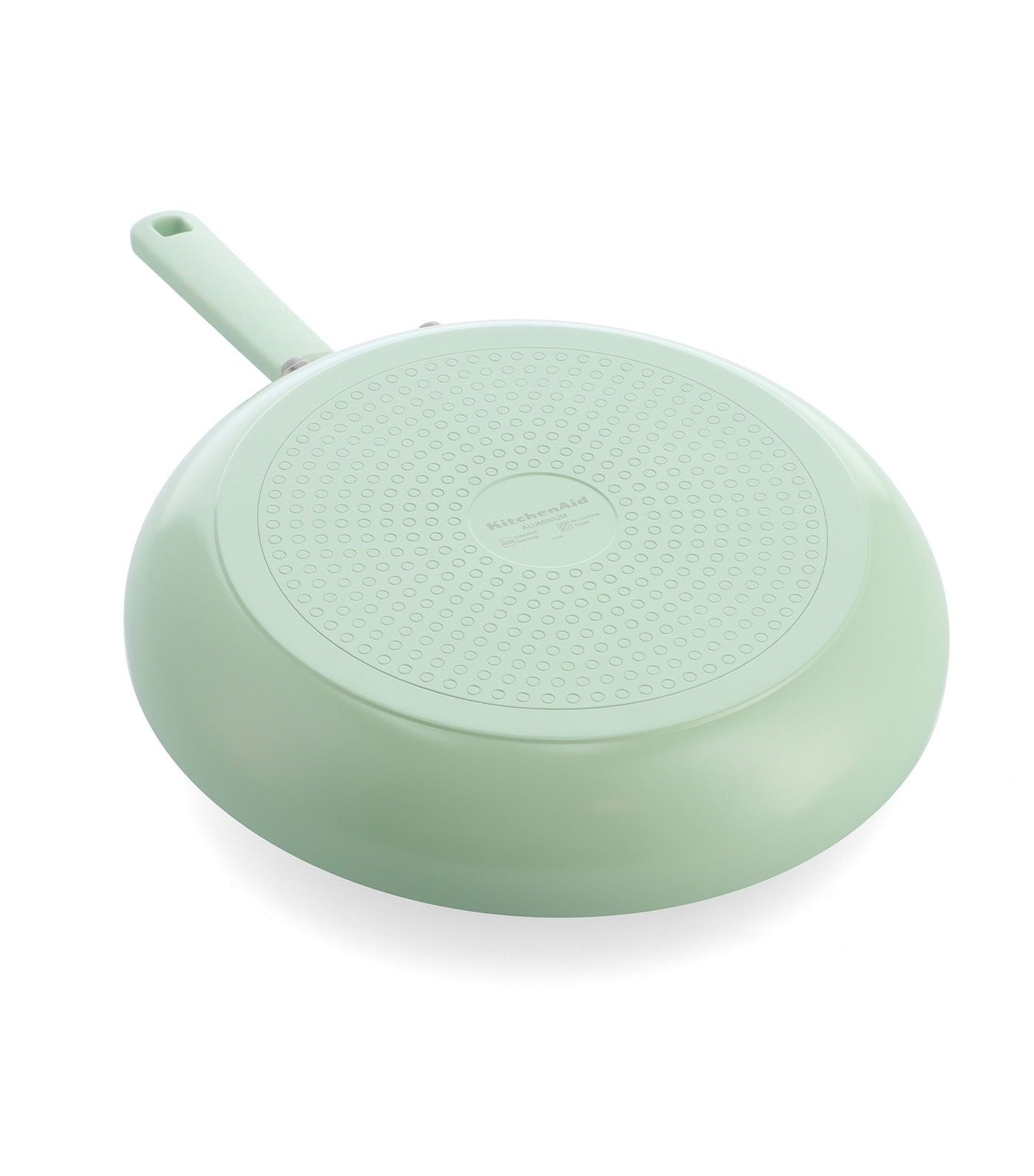 Colored Aluminum Open Frypan Pistachio