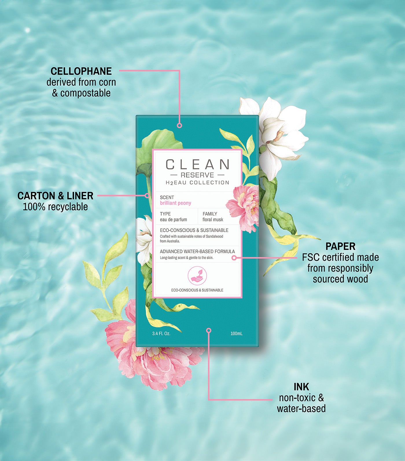 CLEAN RESERVE H2EAU Brilliant Peony