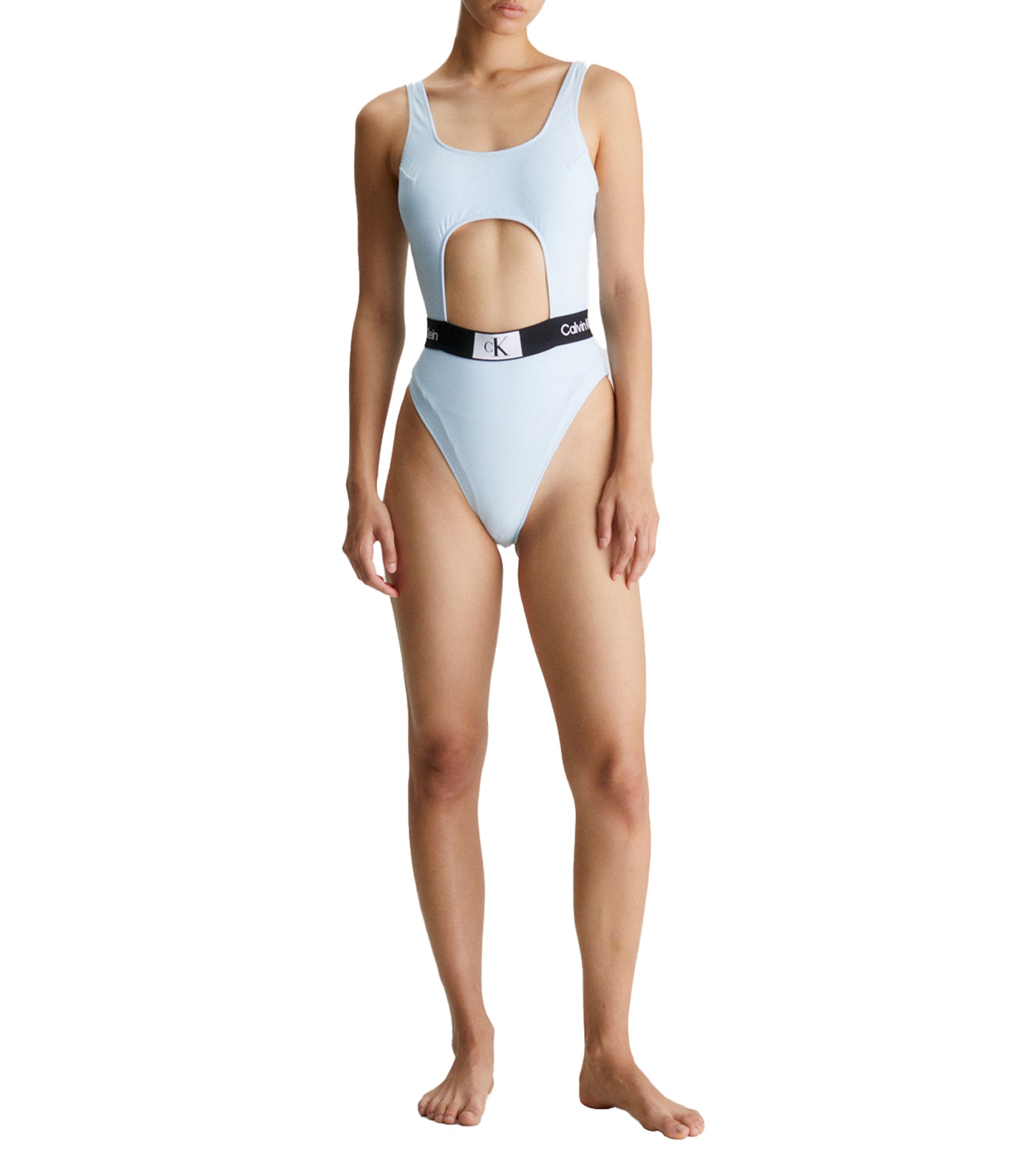 Cut Out One Piece-Rp Blue