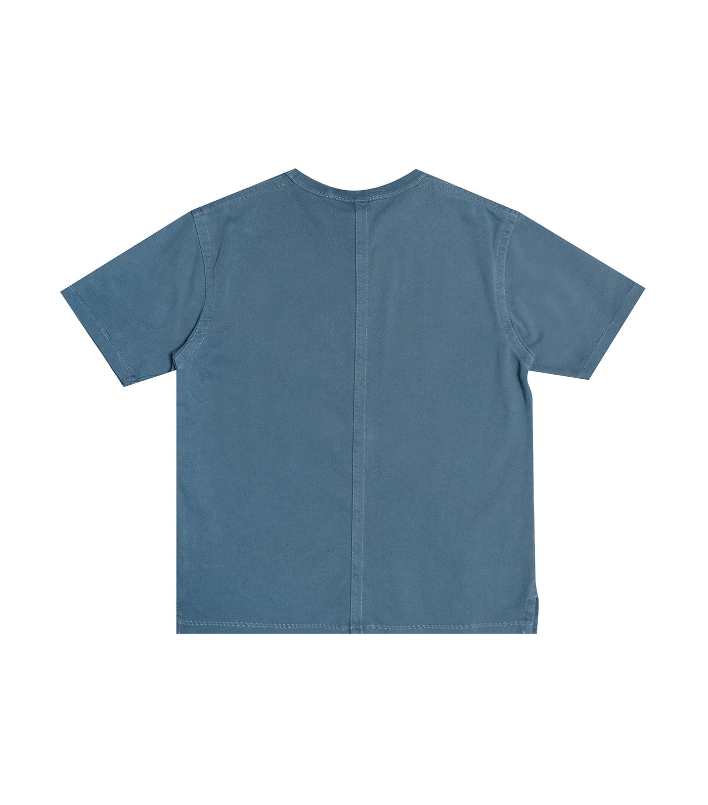 Japan Line Short Sleeve Pocket T-Shirt Teal Blue