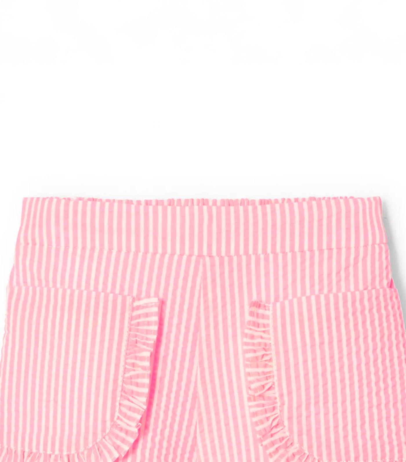 Cabochon Shorts Blanc/Corail