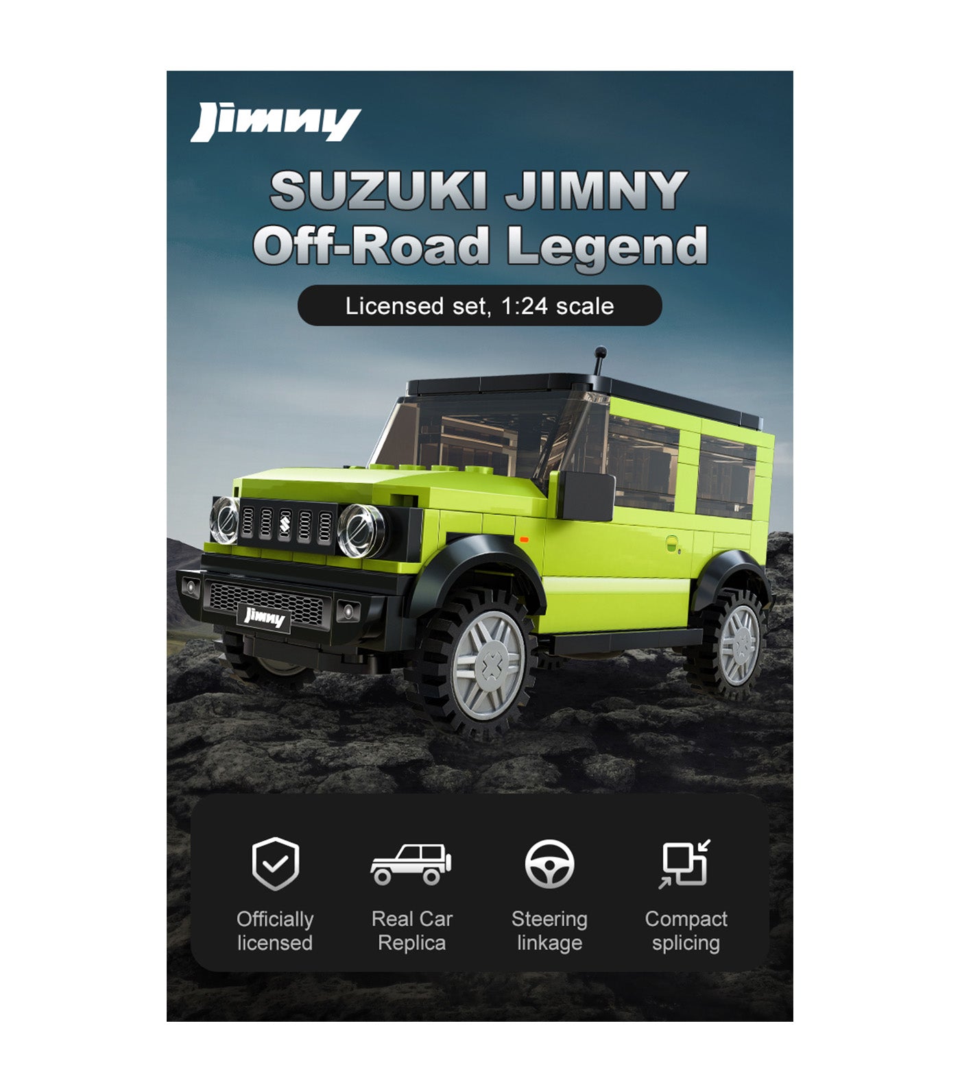 Jimny (Licensed) 1:24 Green