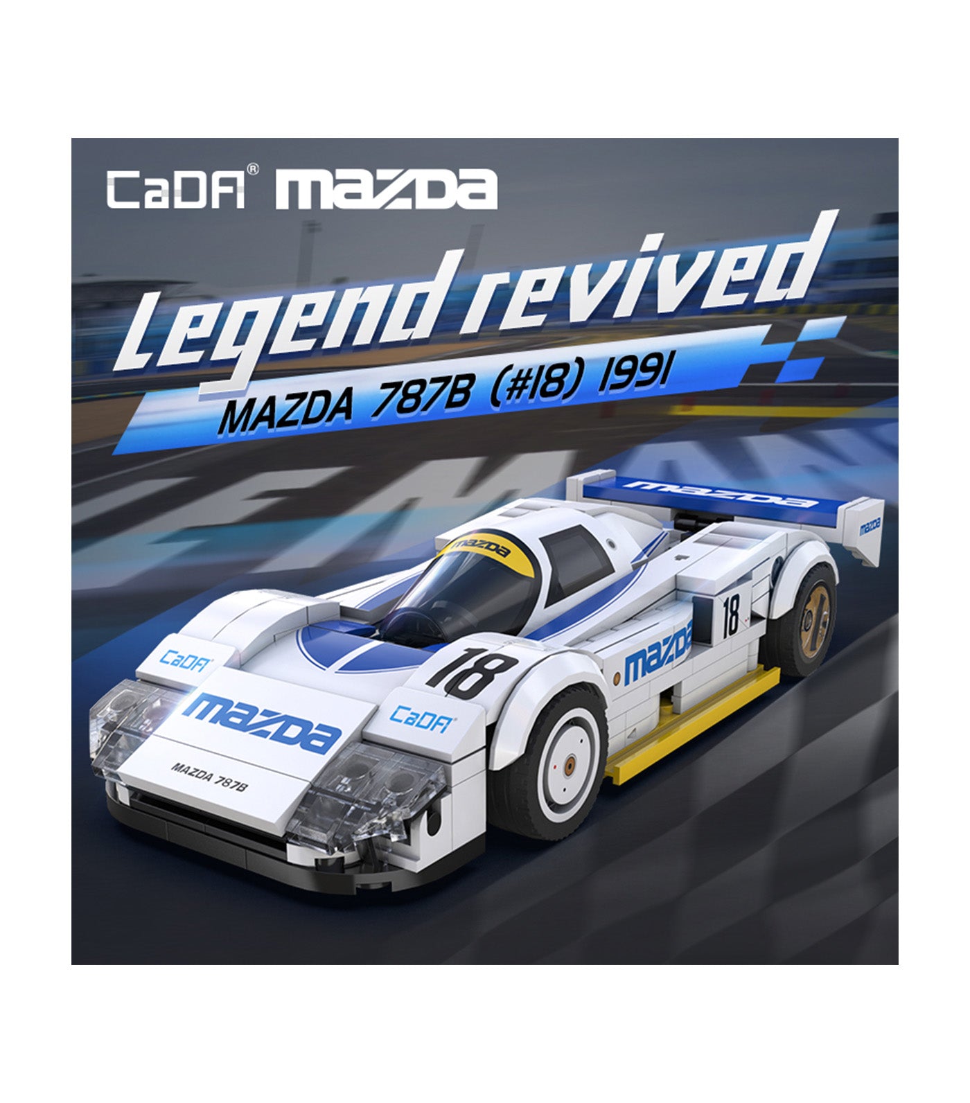 Mazda 787B (#18) 1991 1:24 White