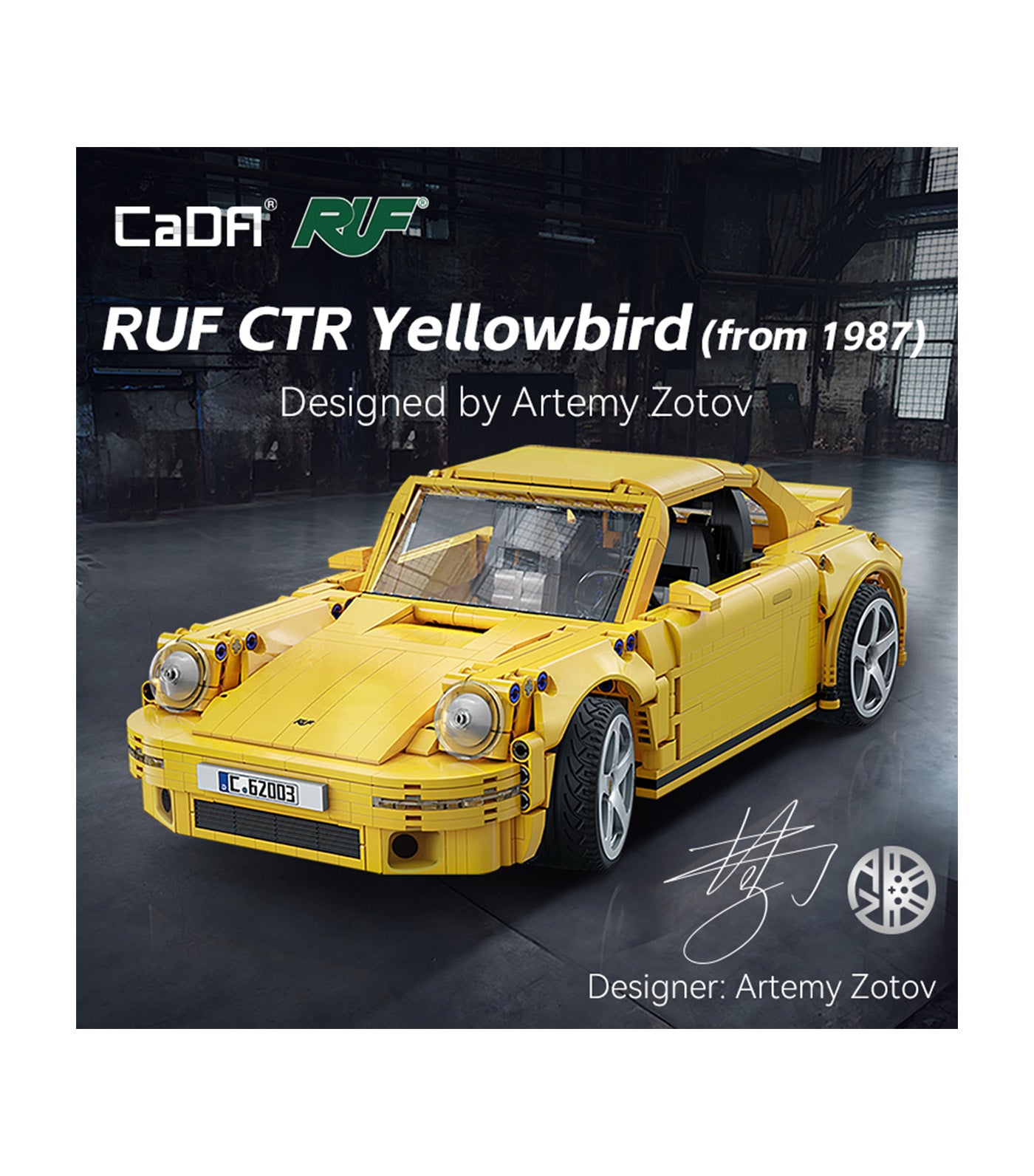 RUF CTR 2017 Yellowbird (1:12)