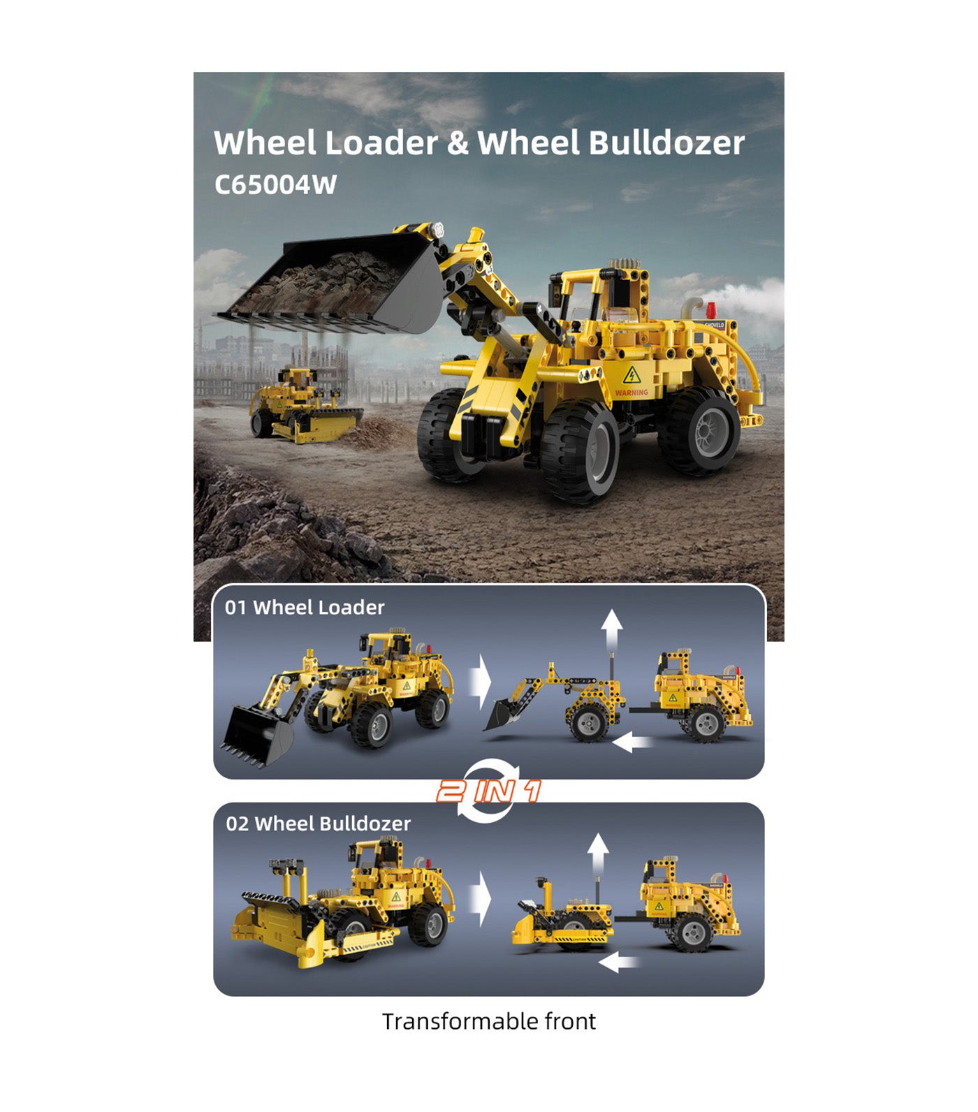 Wheel Loader and Wheel Bulldozer