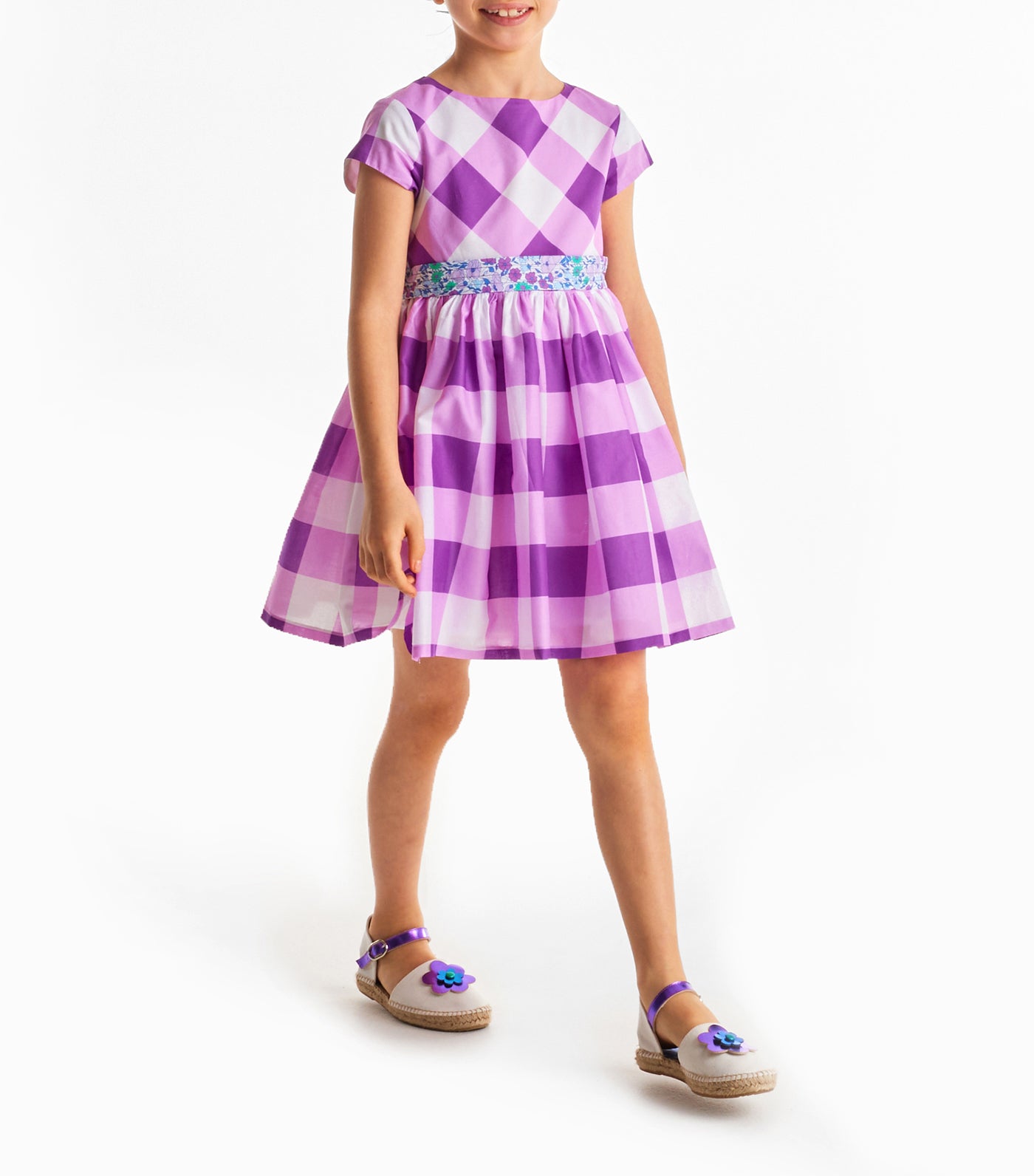 Caldeira Dress Blanc/Violine