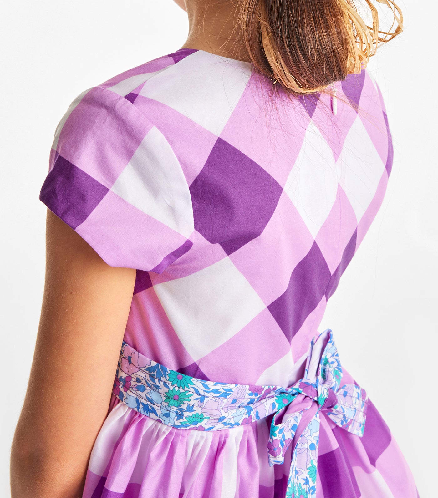 Caldeira Dress Blanc/Violine