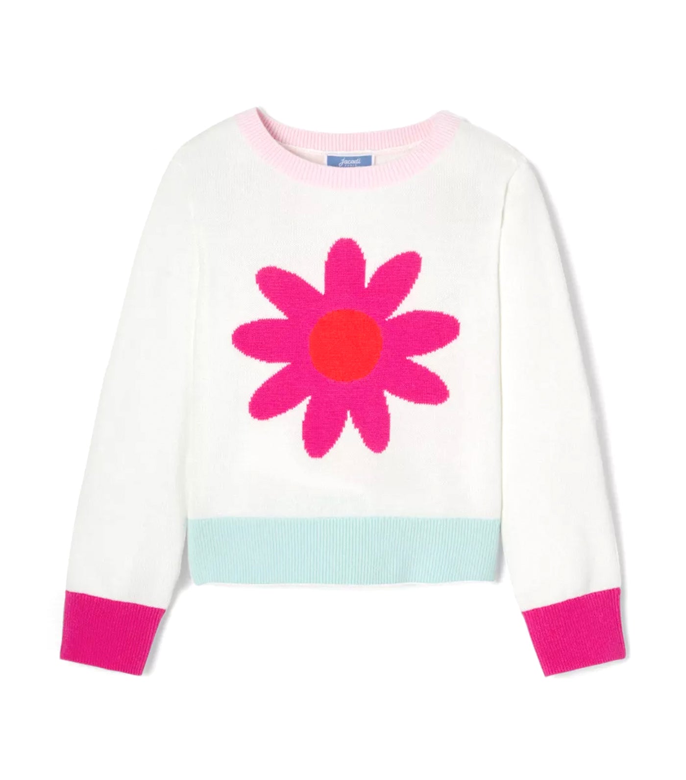 Carmen Sweatshirt Blanc Doux/Multicolor