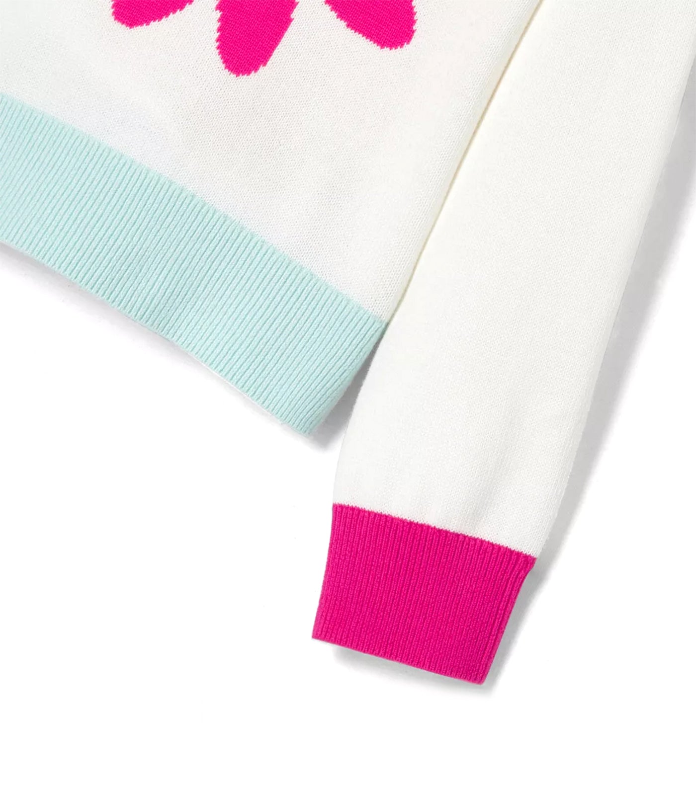Carmen Sweatshirt Blanc Doux/Multicolor