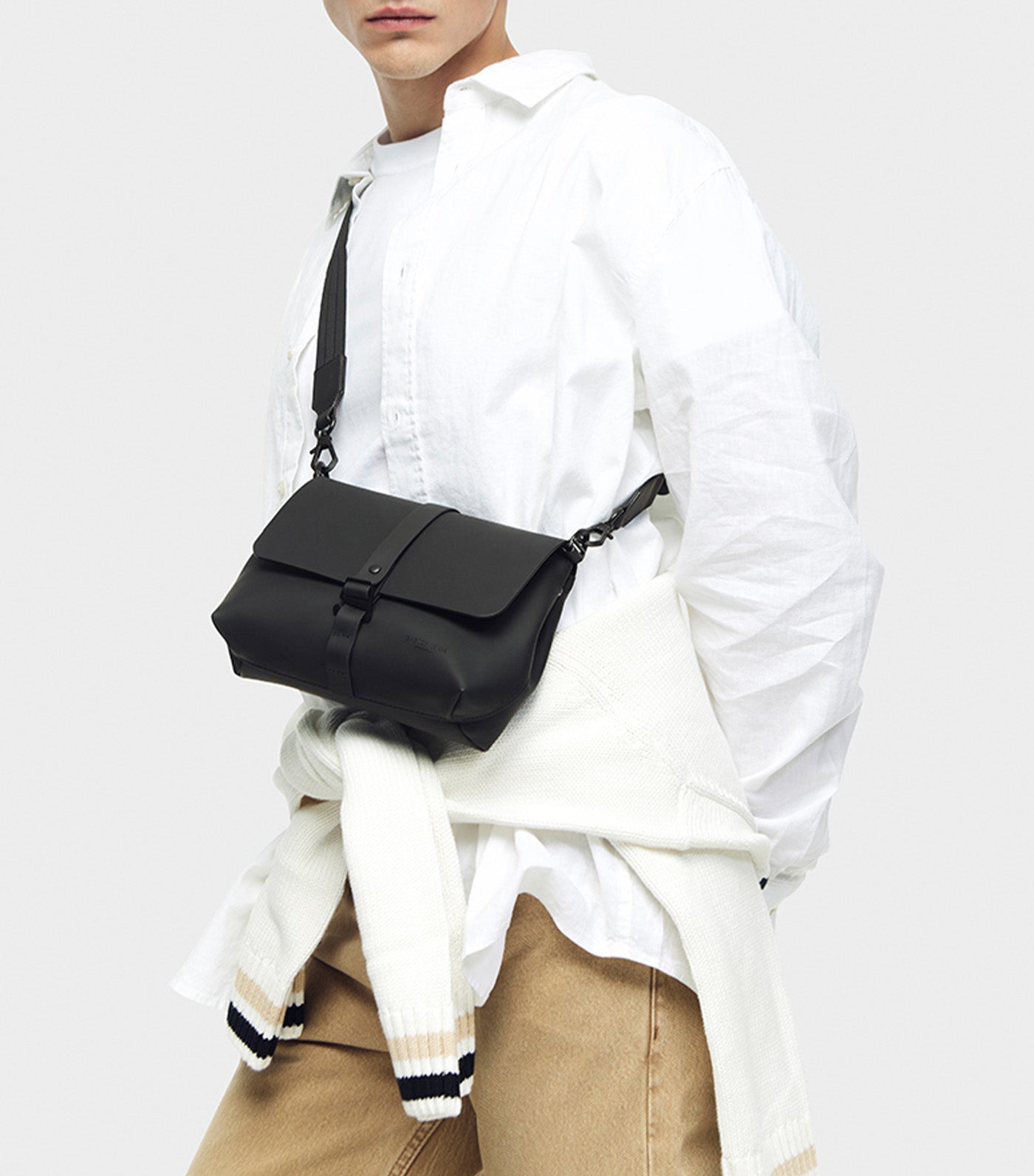 【GASTON LUGA】Splash Crossbody Bag ブラック Spläsh Crossbody Bag | Lightweight & Waterproof for Everyday