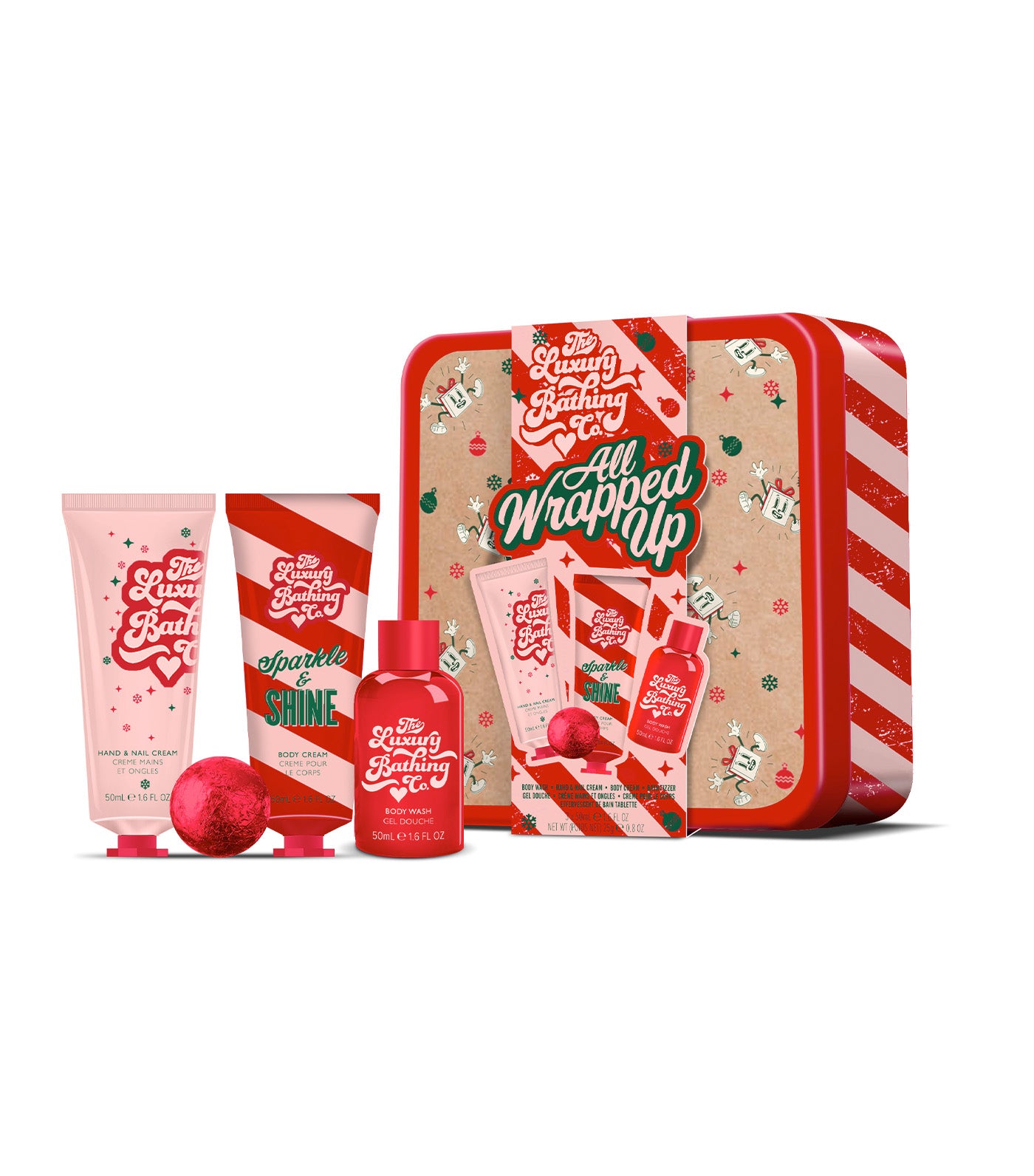 Candy Canes, Cocoa & Vanilla Swirl All Wrapped Up Set