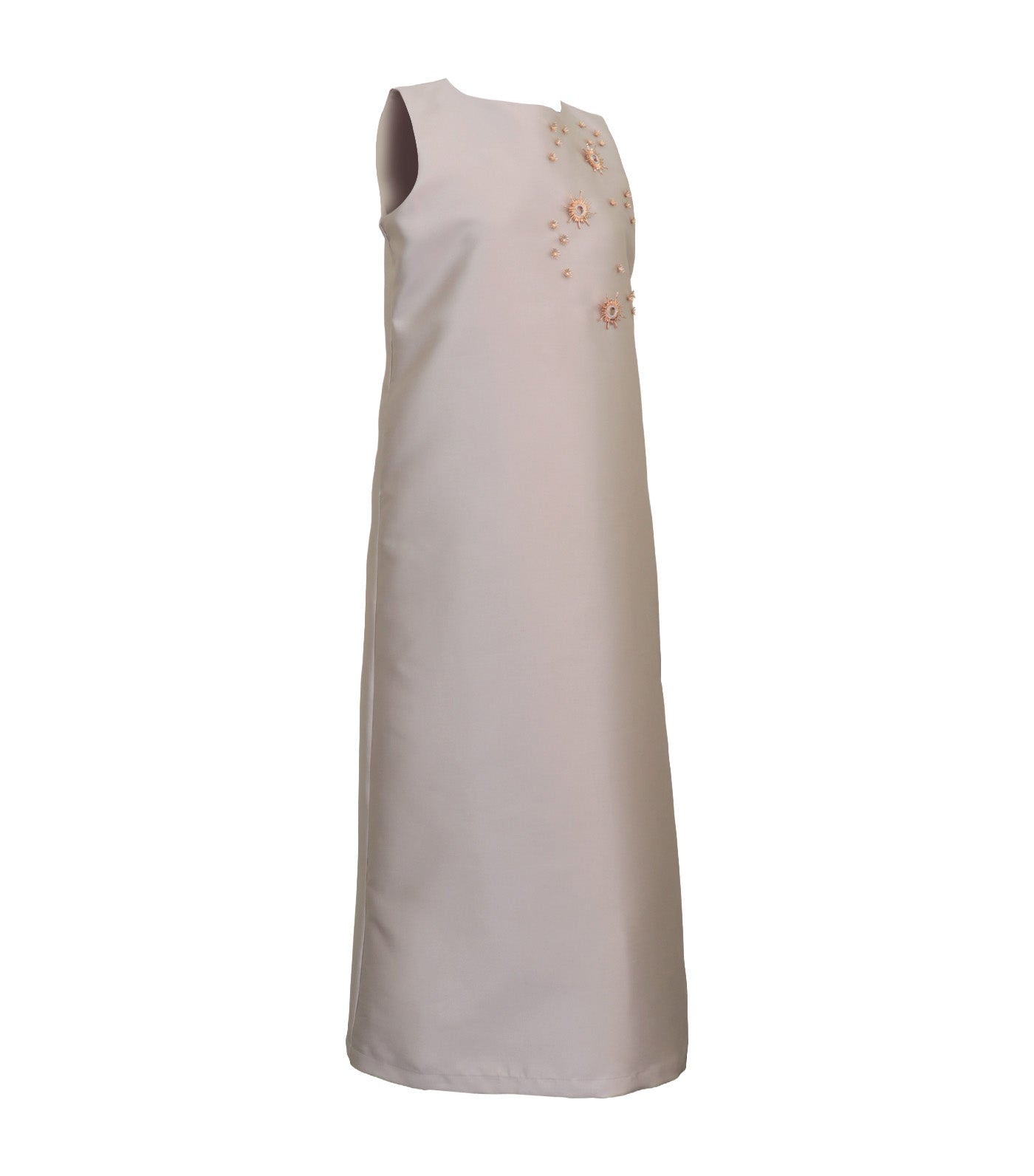 Criselda Formal Line Emmjoy Embellished Dress Beige