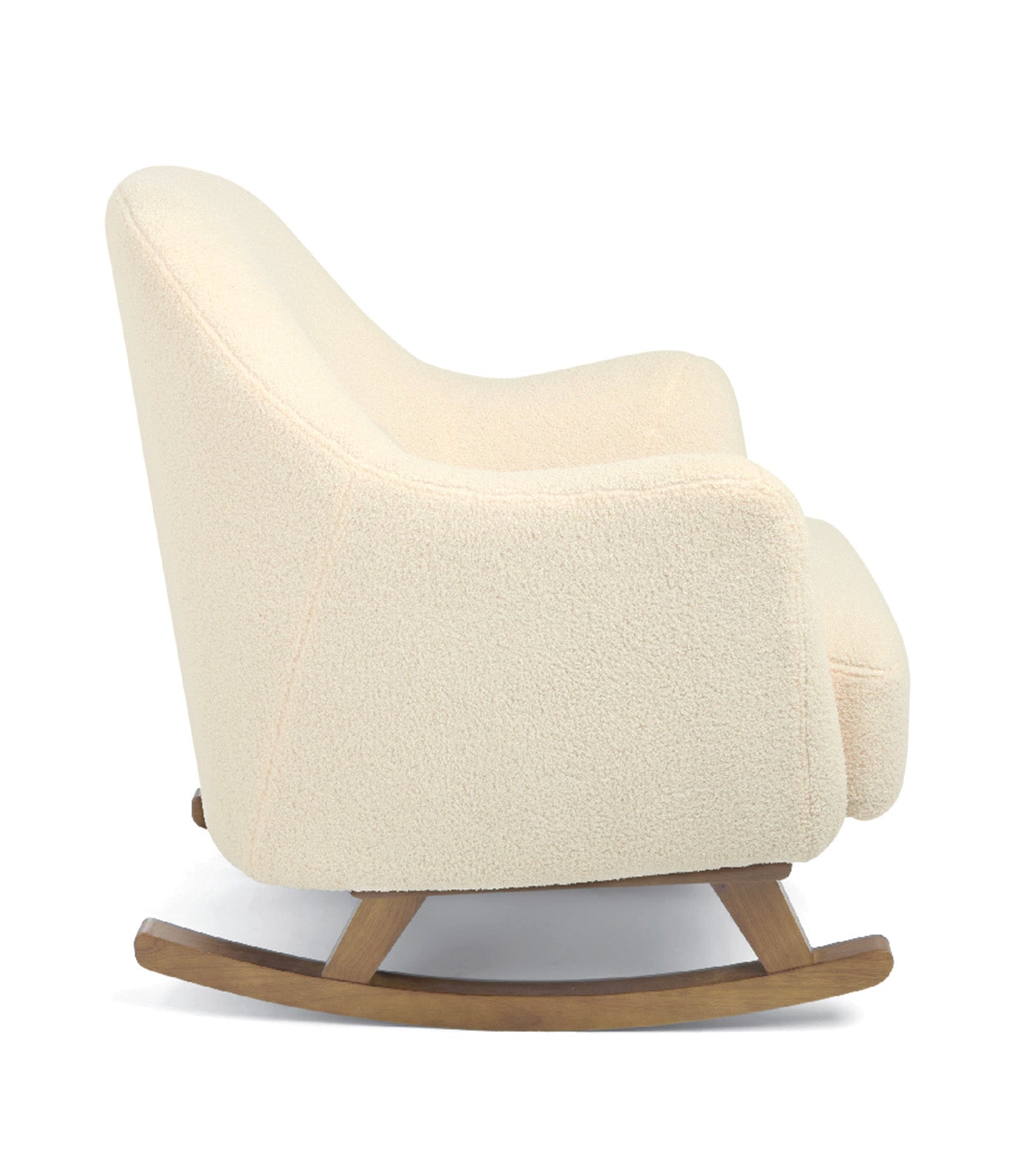 Penrose Nursing Chair & Stool - Off White Boucle