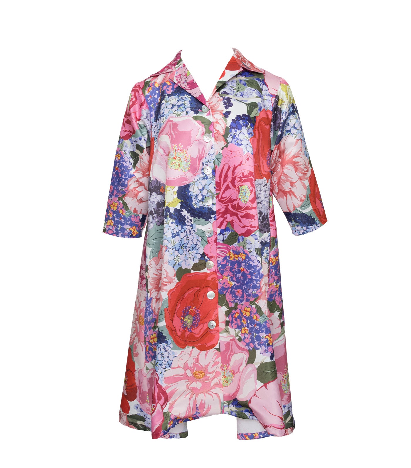 Ava Collared Buttondown Dress