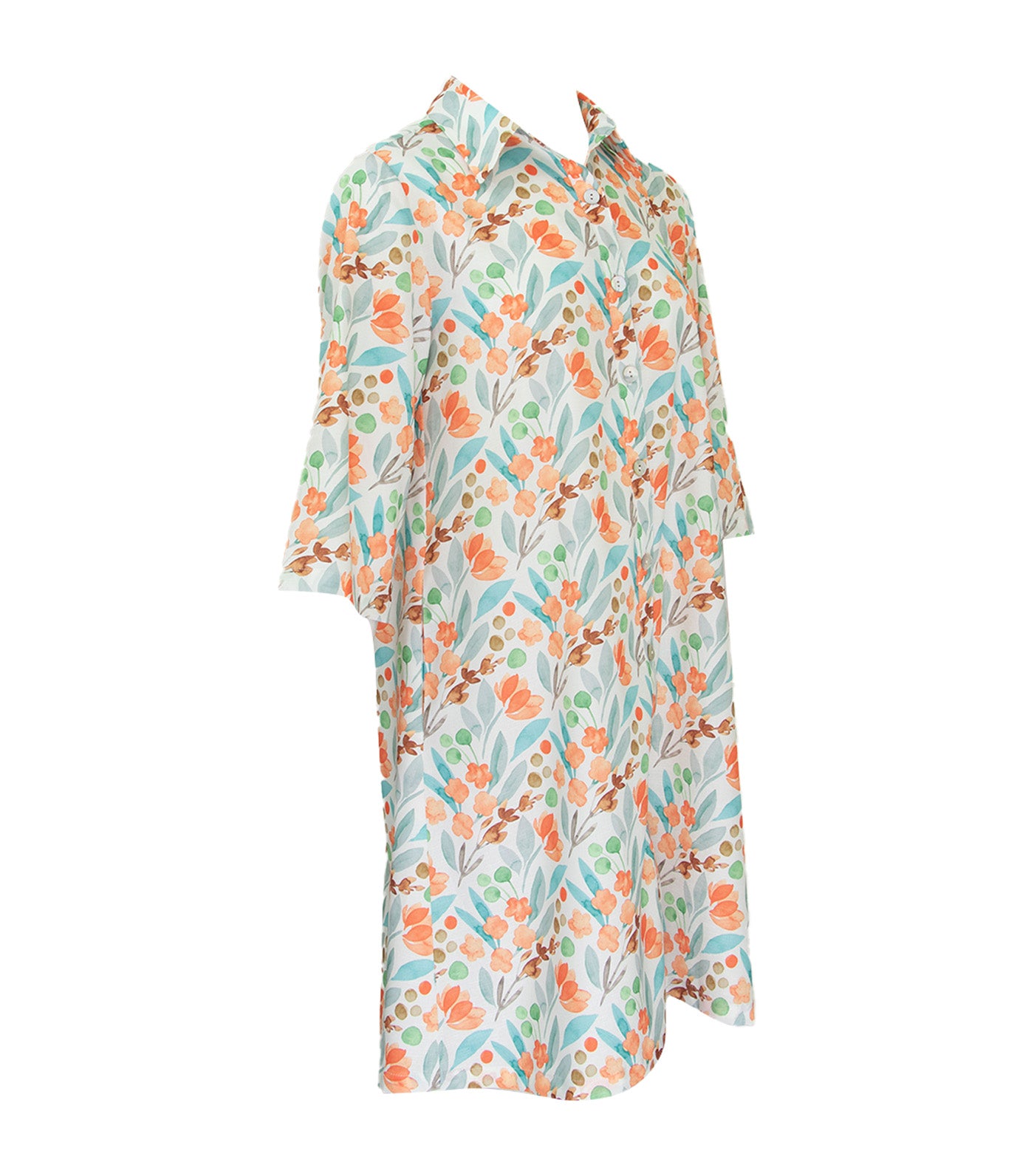 Ava Buttondown Dress Geometric Prints