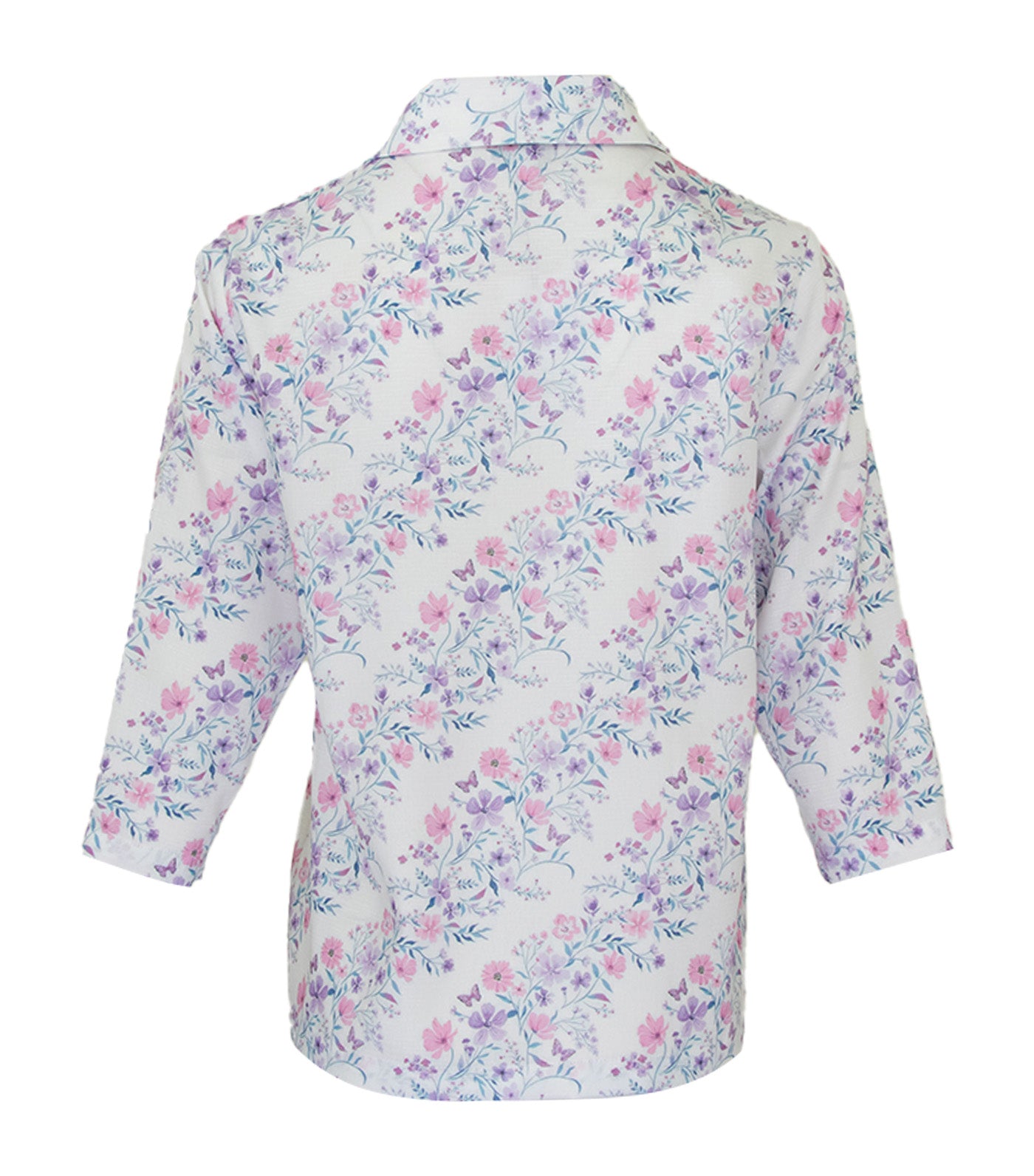 Criselda Bob Buttondown Blouse Printed Floral