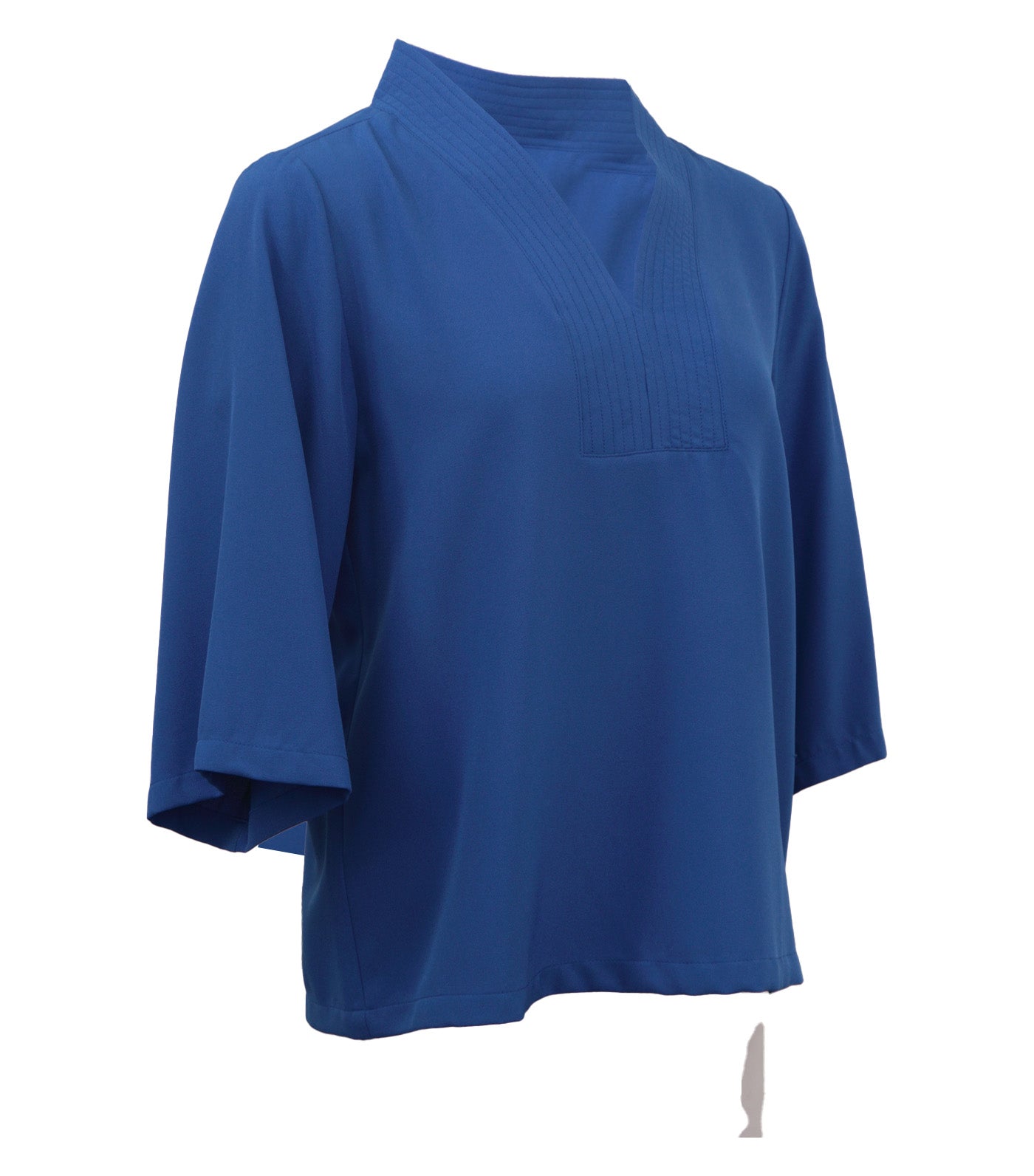 Carmela V-Neck Blouse Blue