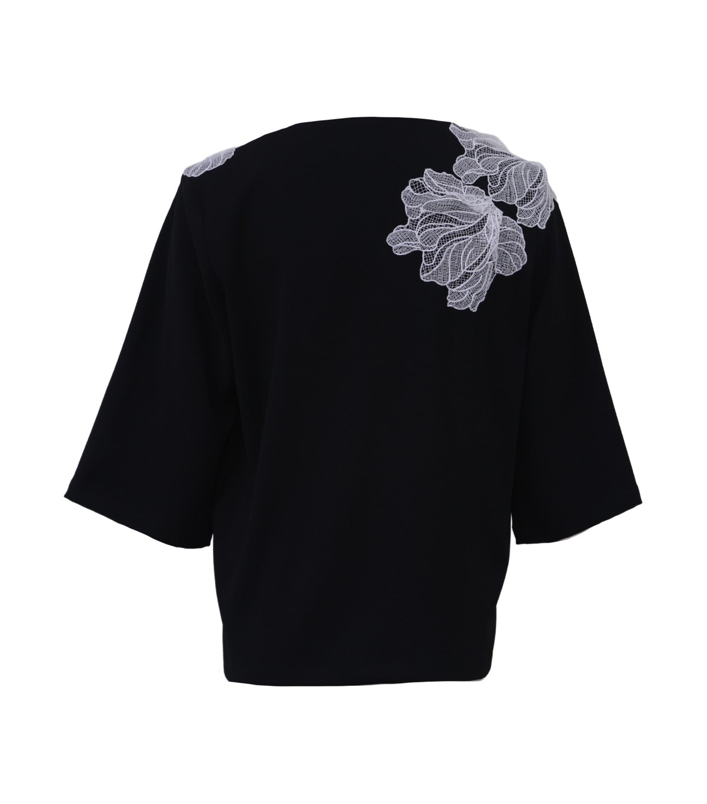 Criselda Emcee Jacket with Applique Black