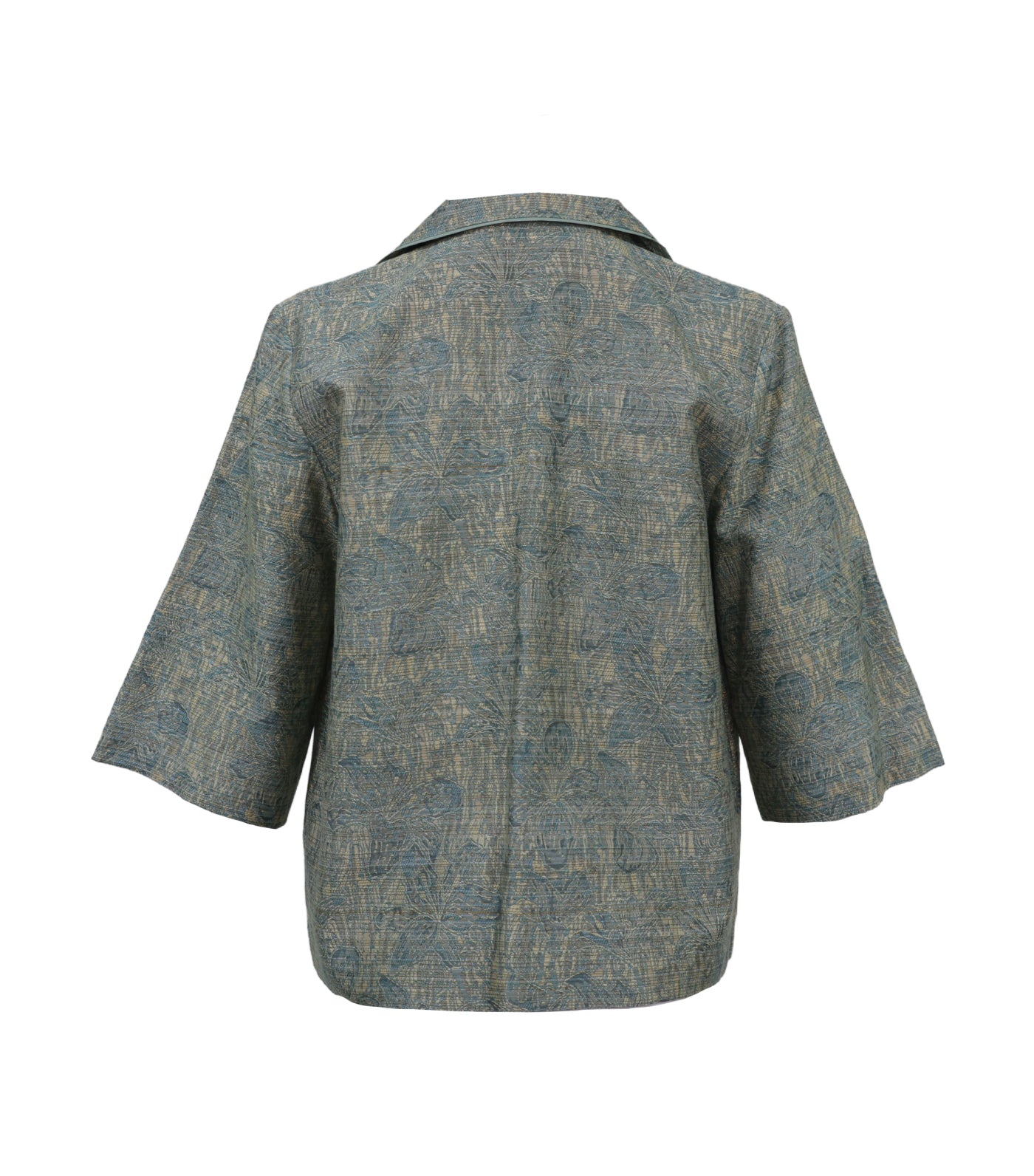 Criselda Emmar Jacket Collared Green Printed