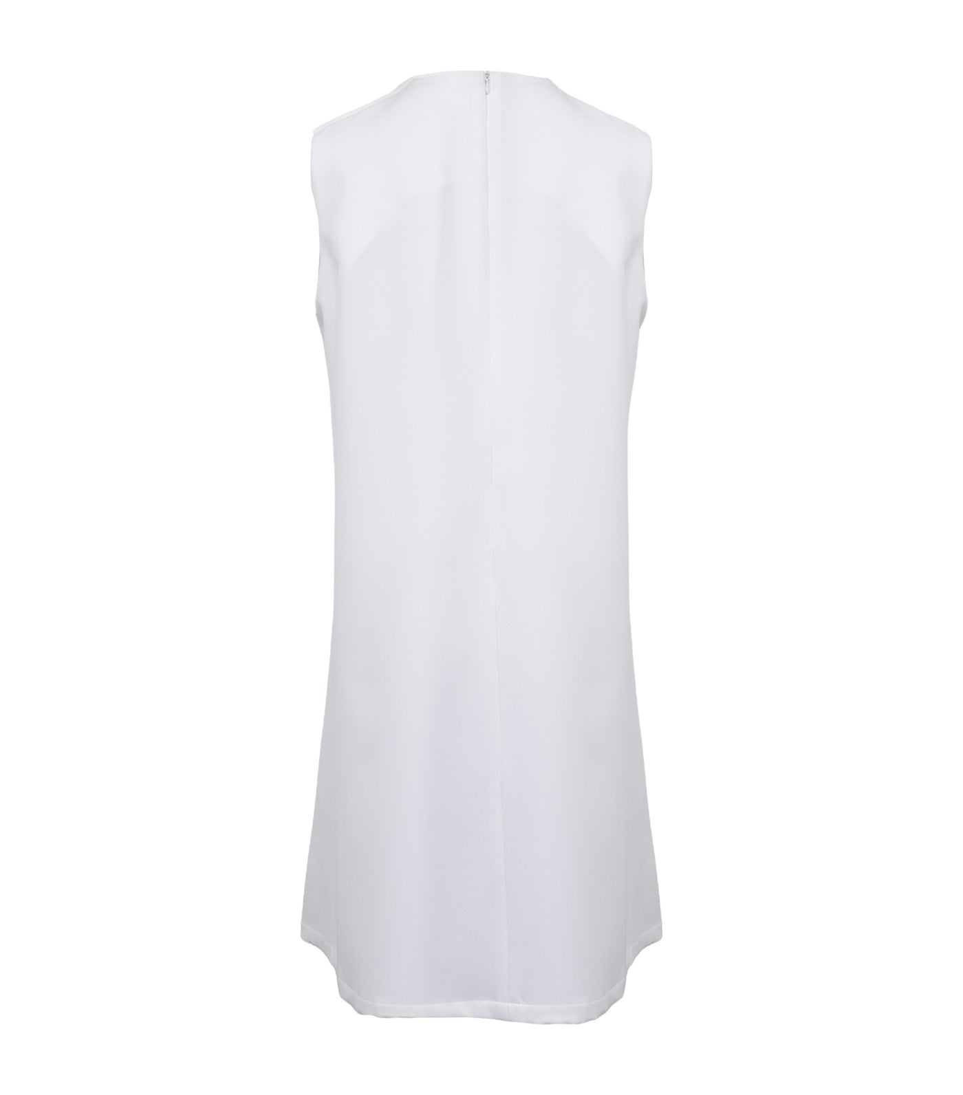 Criselda Emmilou Sleeveless A-Line Dress Off White