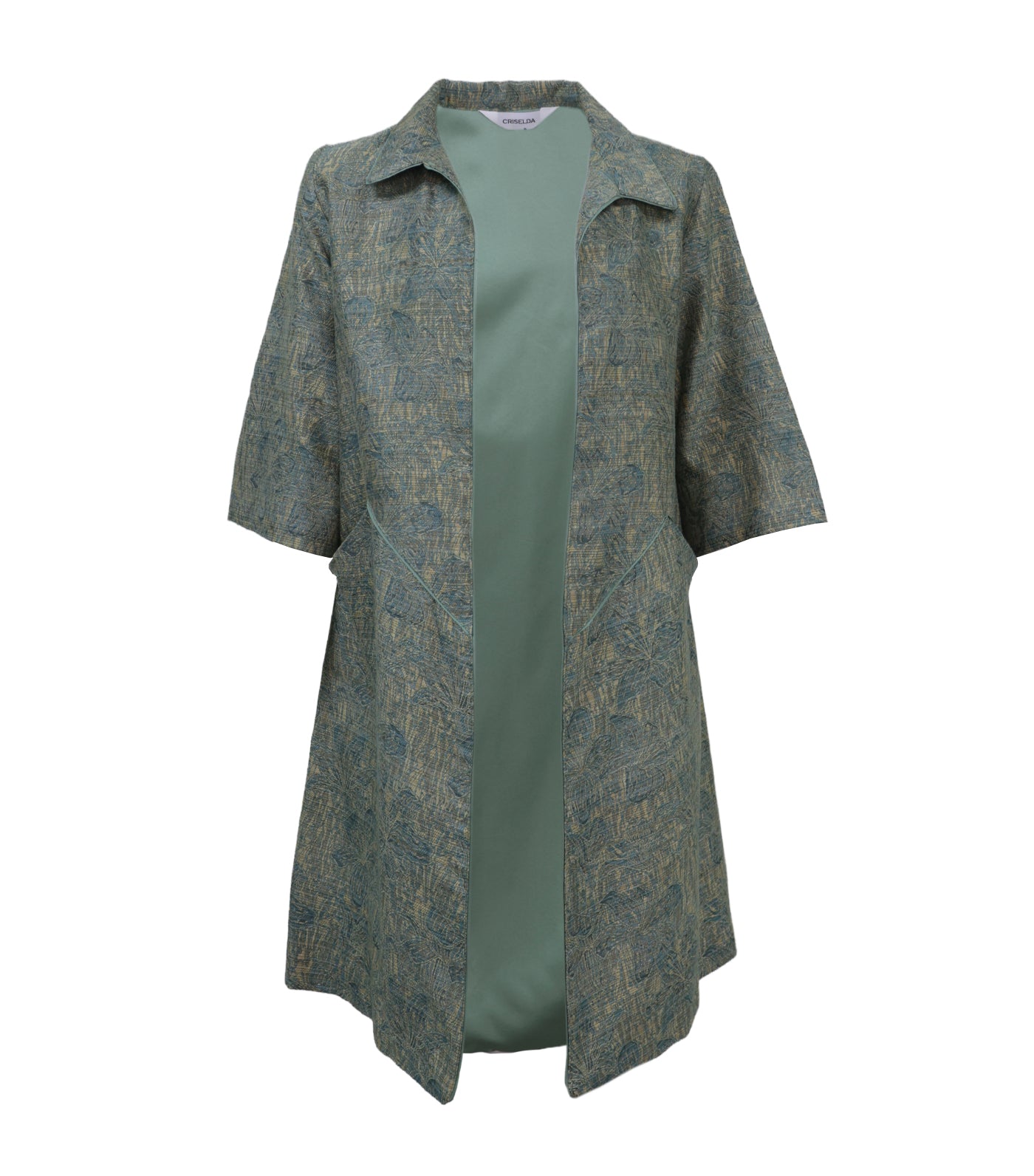  Criselda Emmliz Dustcoat Green Printed 