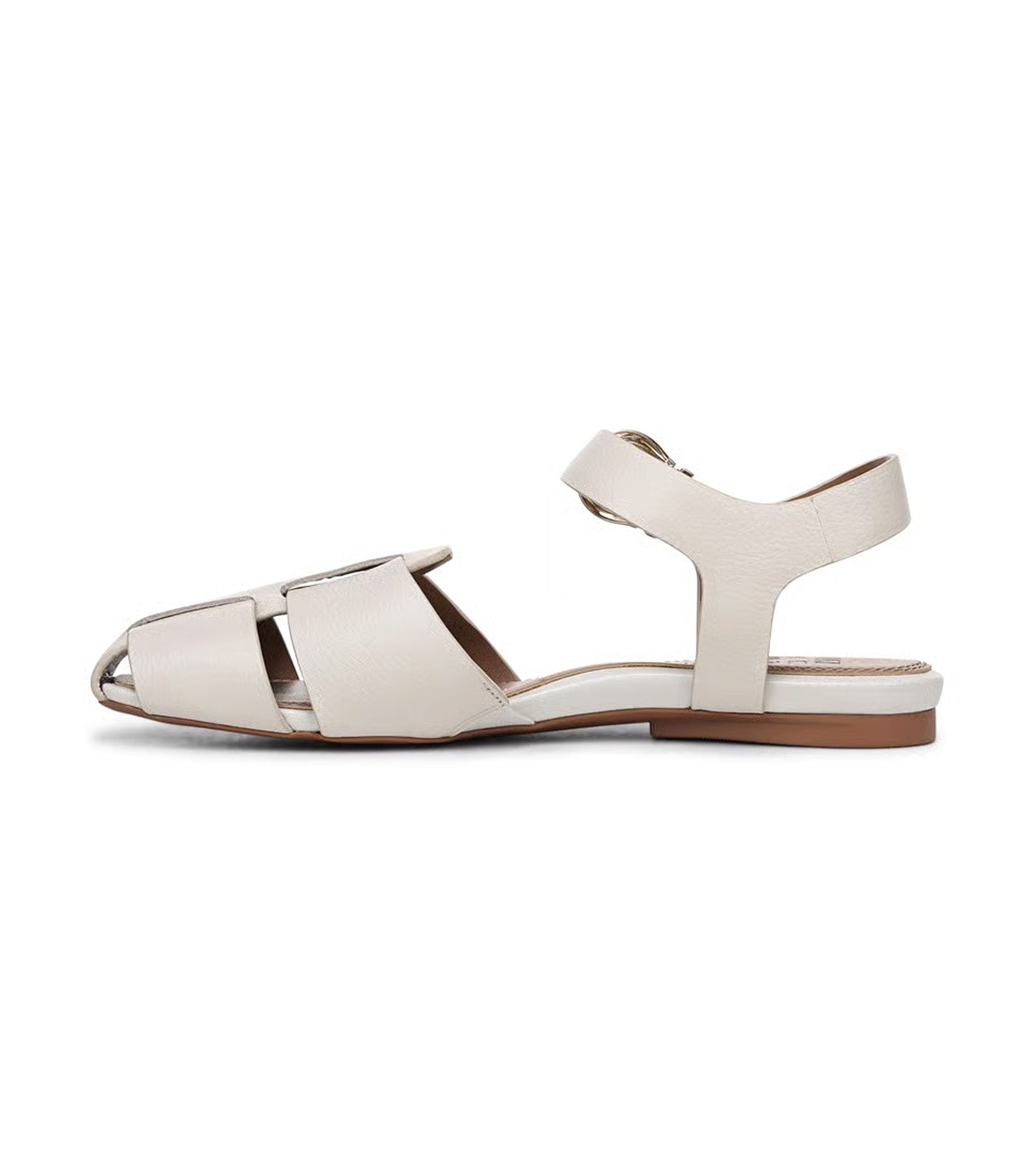 Naturalizer Cleo Flat Sandal White