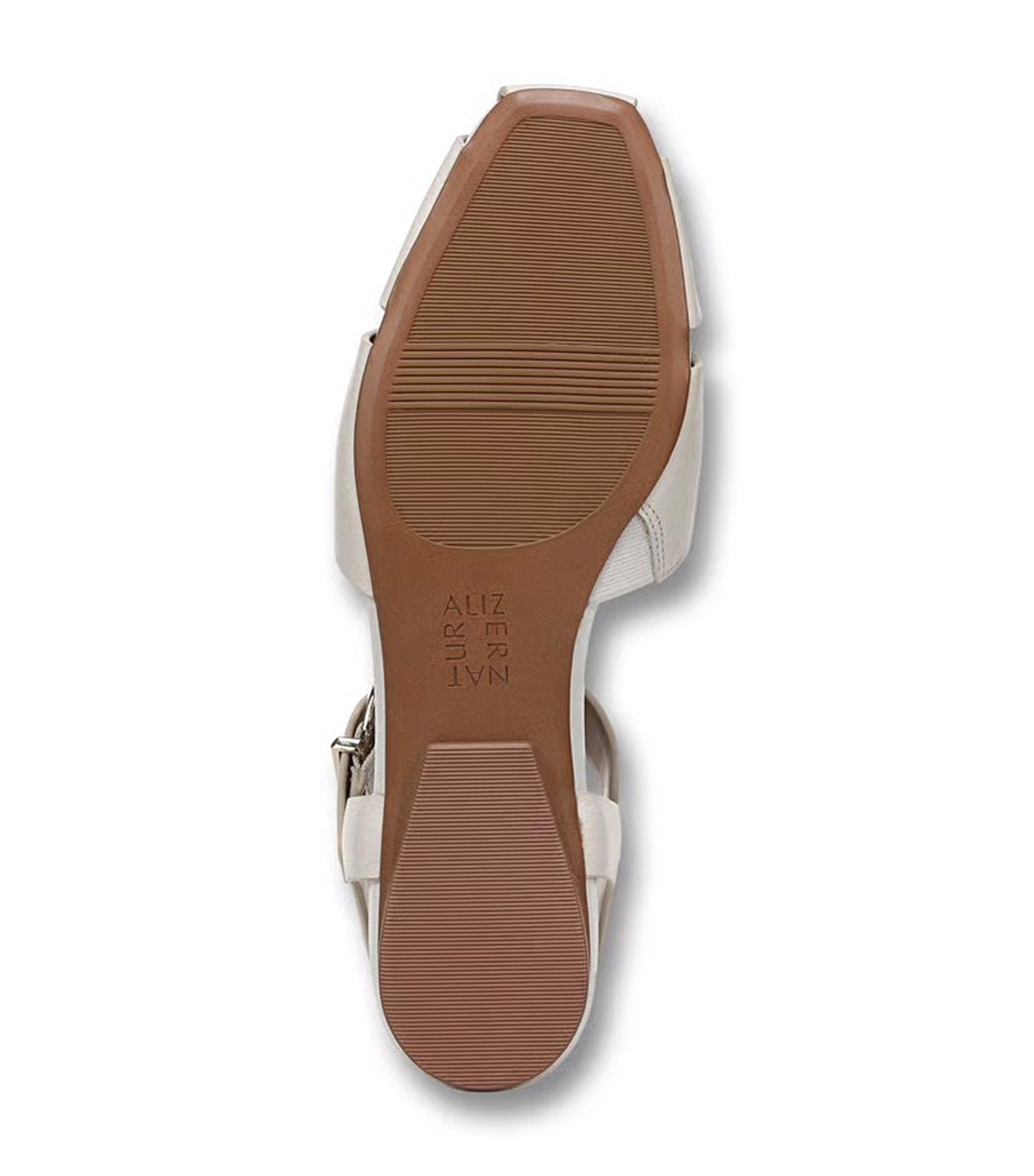 Naturalizer Cleo Flat Sandal White