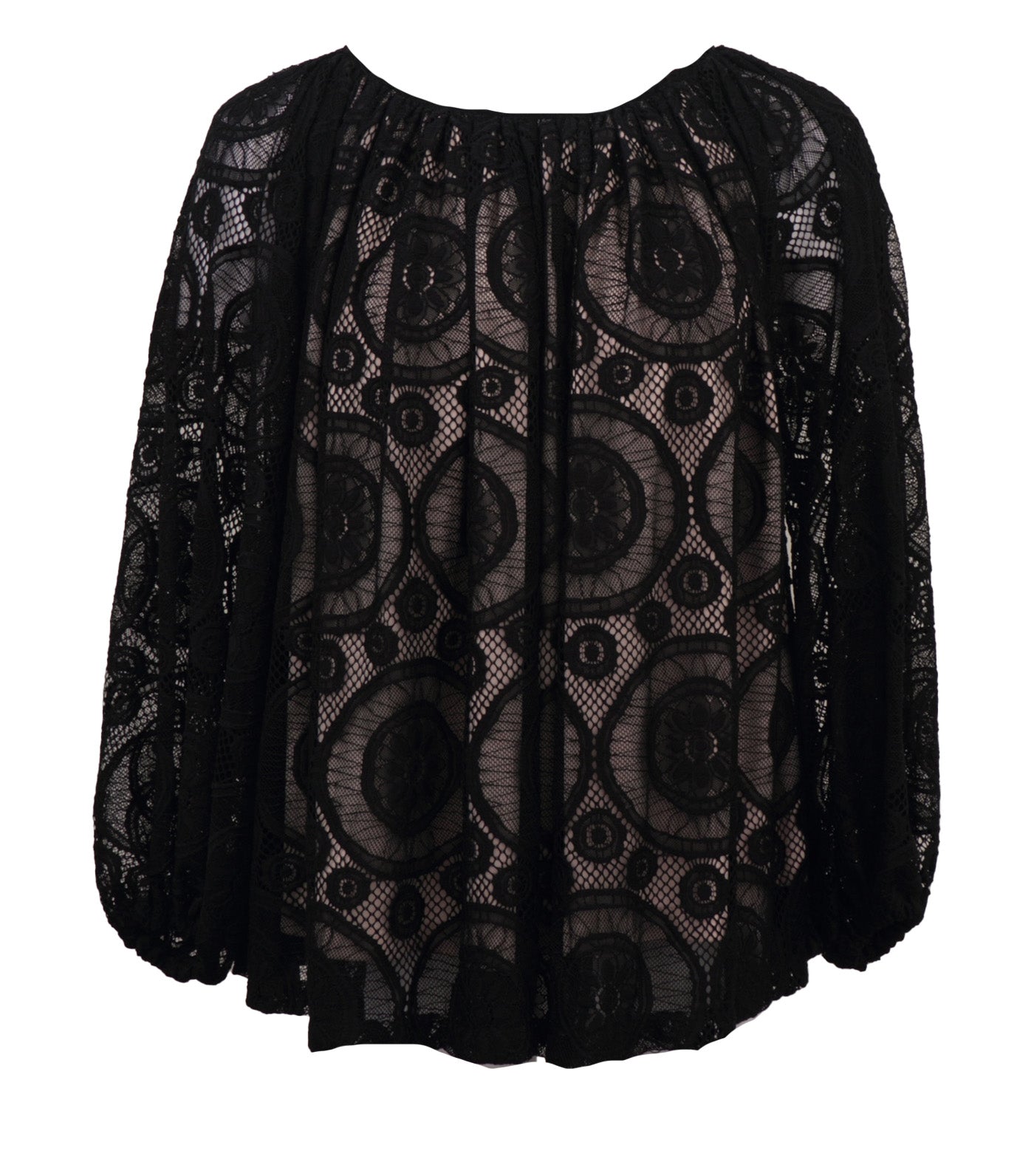 Leony Lace Blouse Black