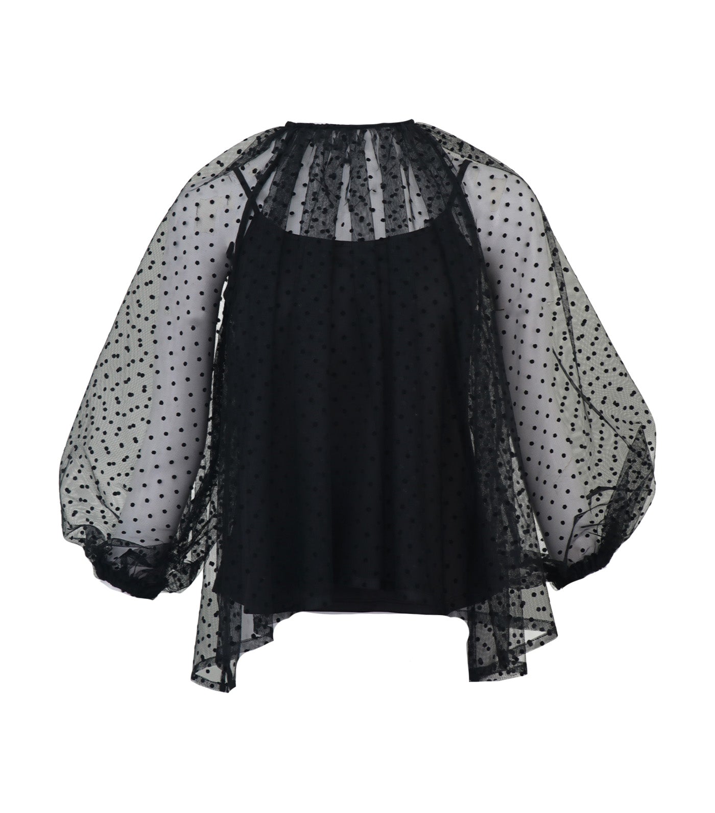 Macy Lace Blouse with Inner Black