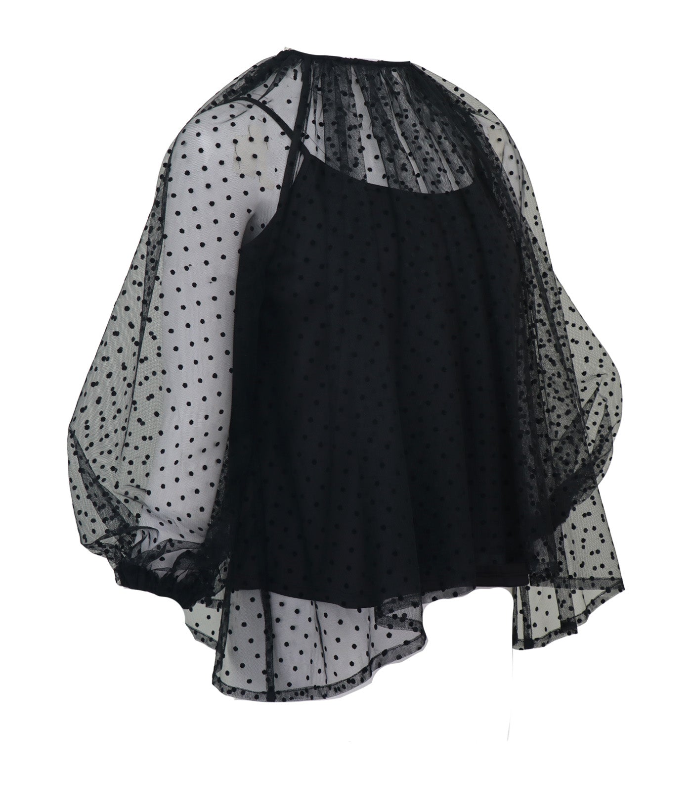 Macy Lace Blouse with Inner Black