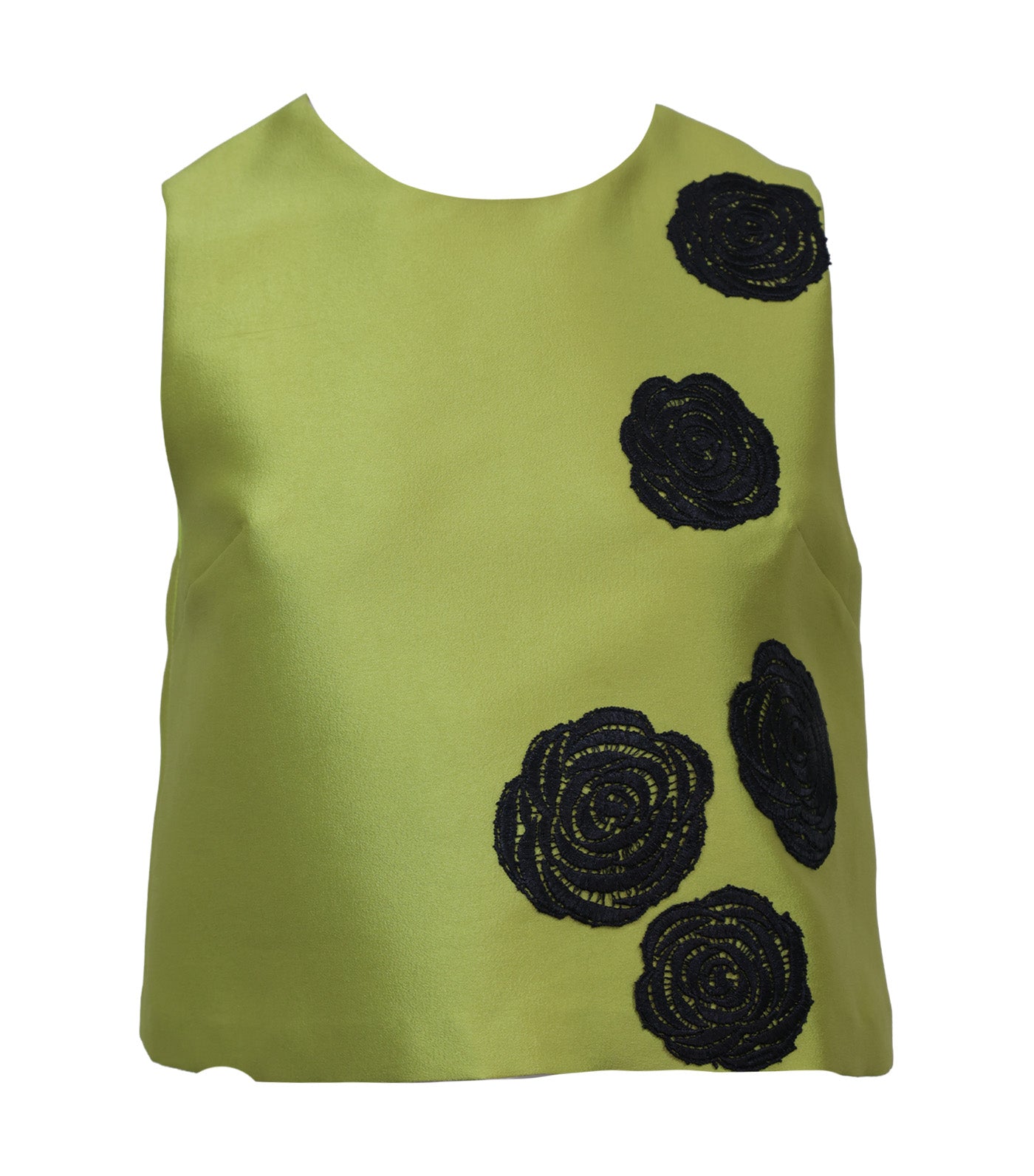 Nico Top with Applique Olive