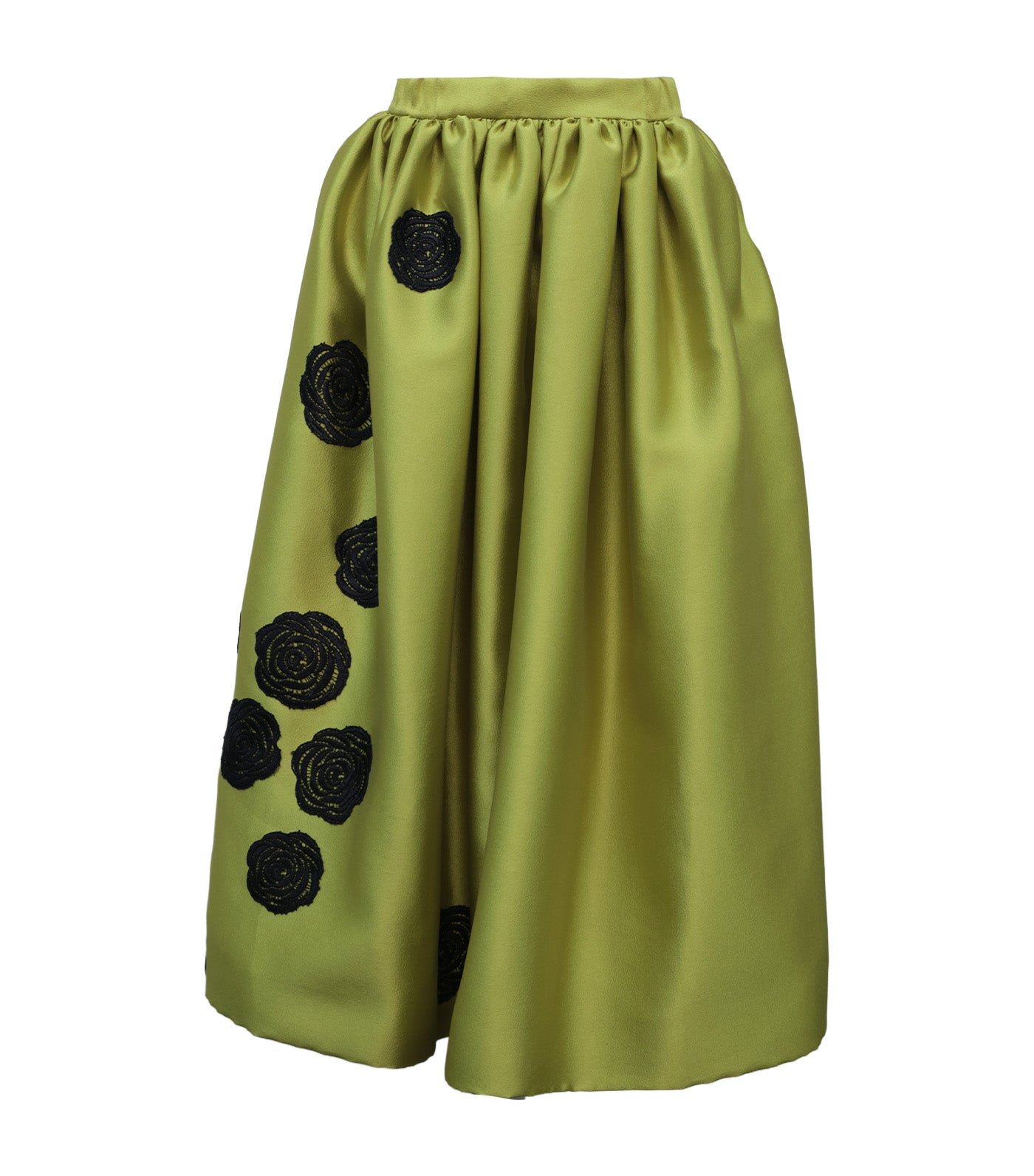 Nio Ball Skirt with Applique Olive