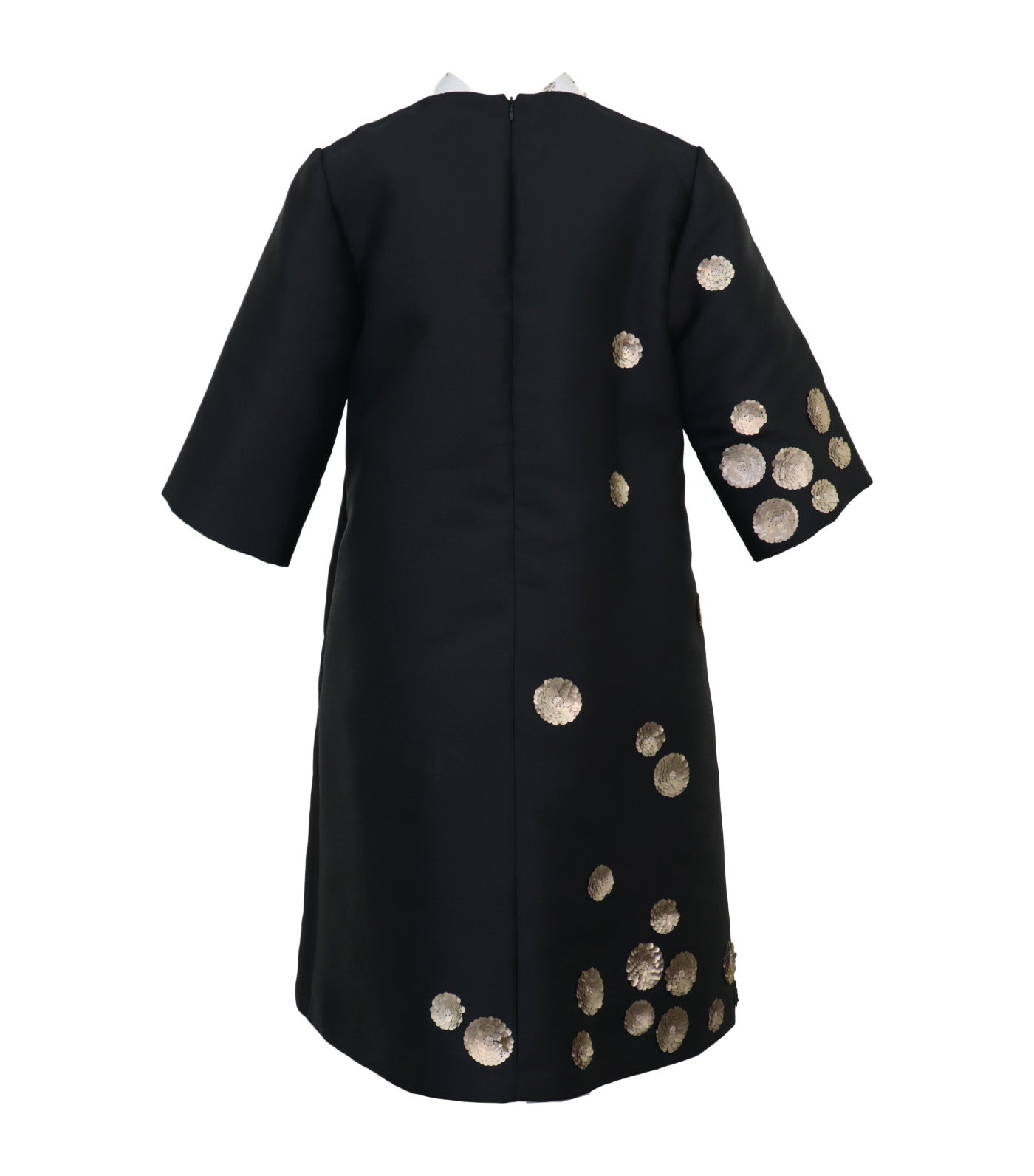 Nitara Dress with Gold Sequins