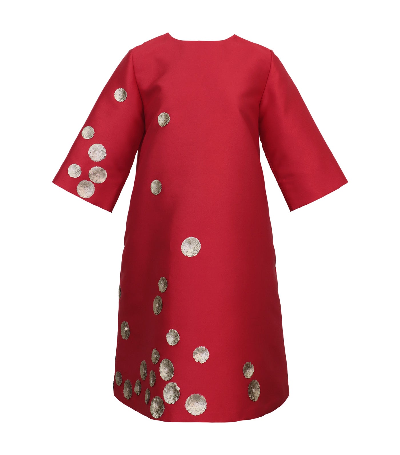 Nitara Dress with Gold Sequins