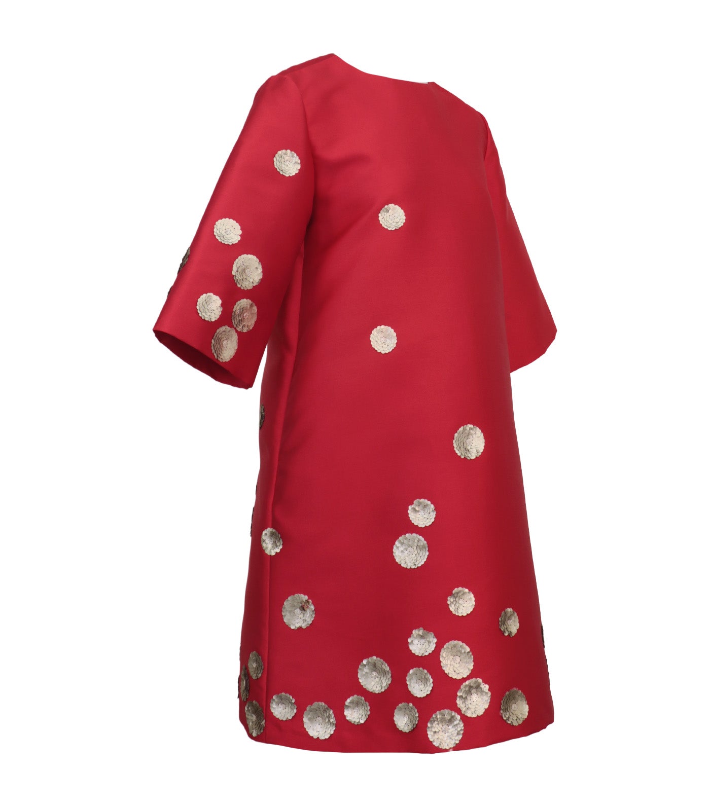 Nitara Dress with Gold Sequins