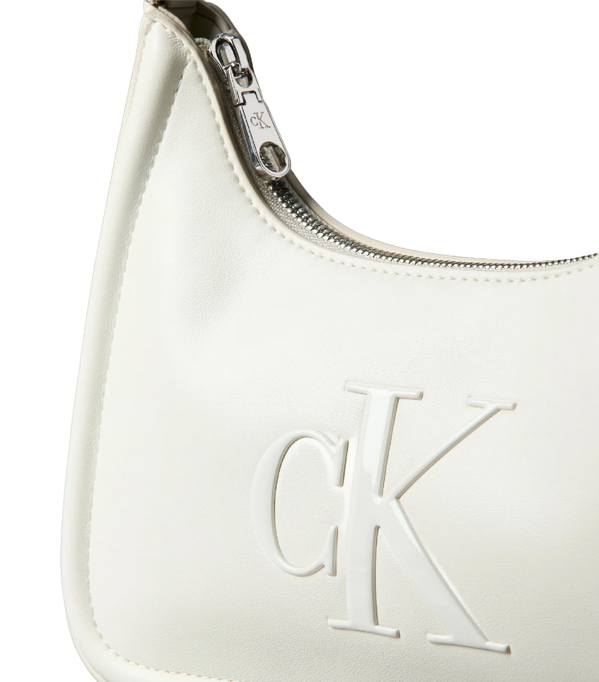 Embossed Monogram Shoulder Bag
