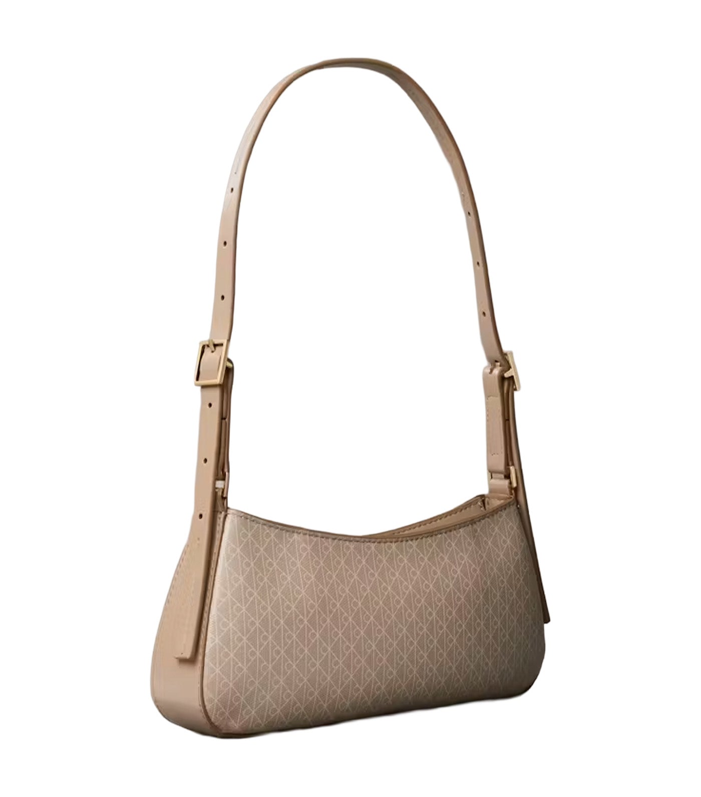 Coated Emblem Small Shoulder Bag
