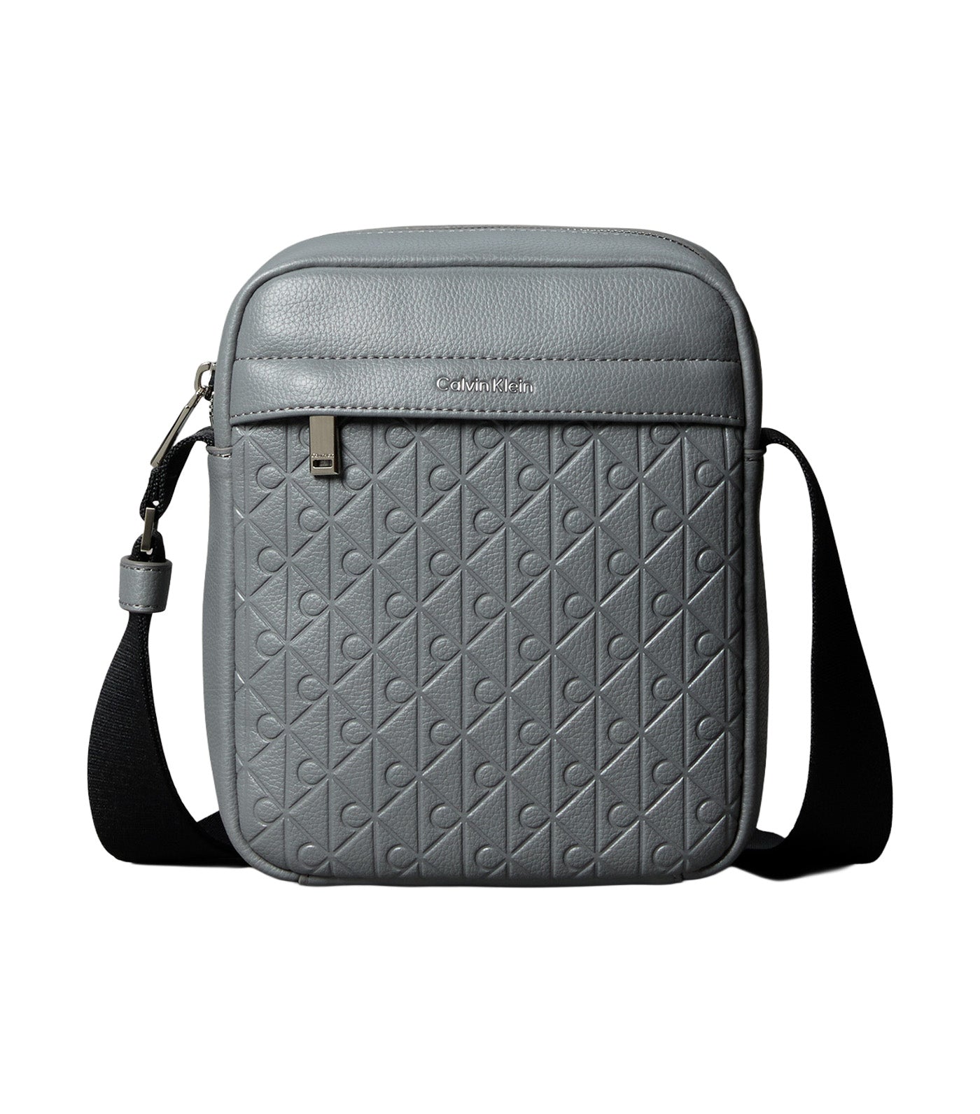 Emblem All-Over-Print Emblem Reporter Bag Charcoal Gray