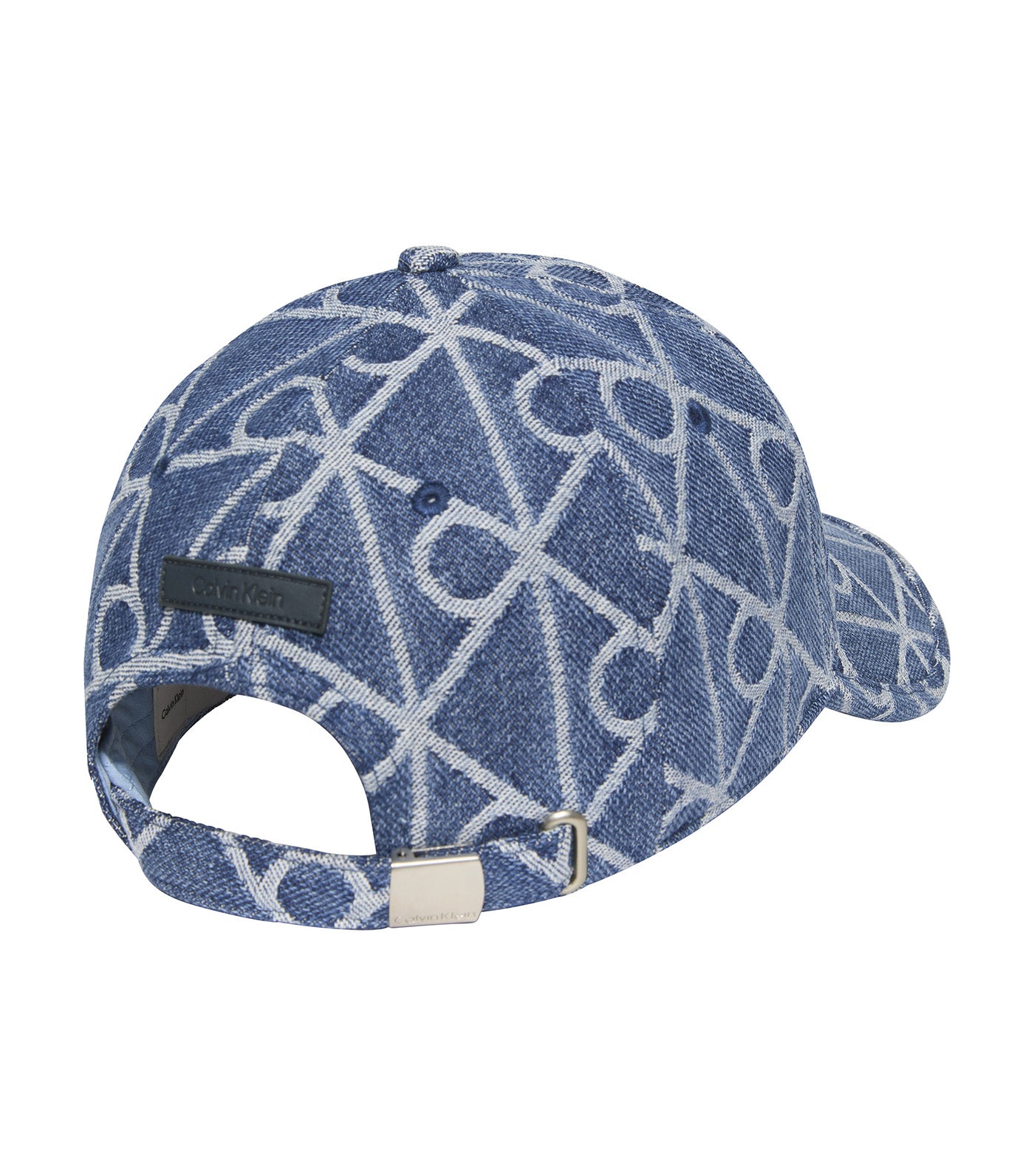 Men's Jacquard Denim Baseball Cap Medium Wash