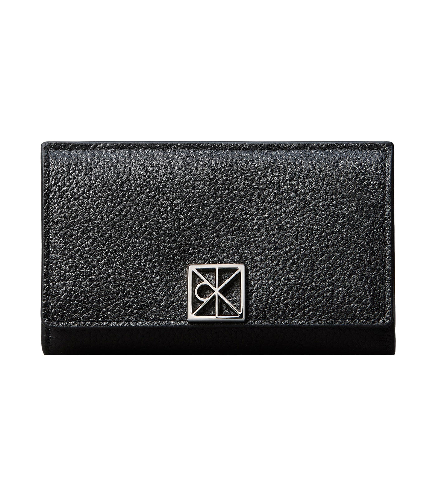 Pebble Snap Cardholder Black