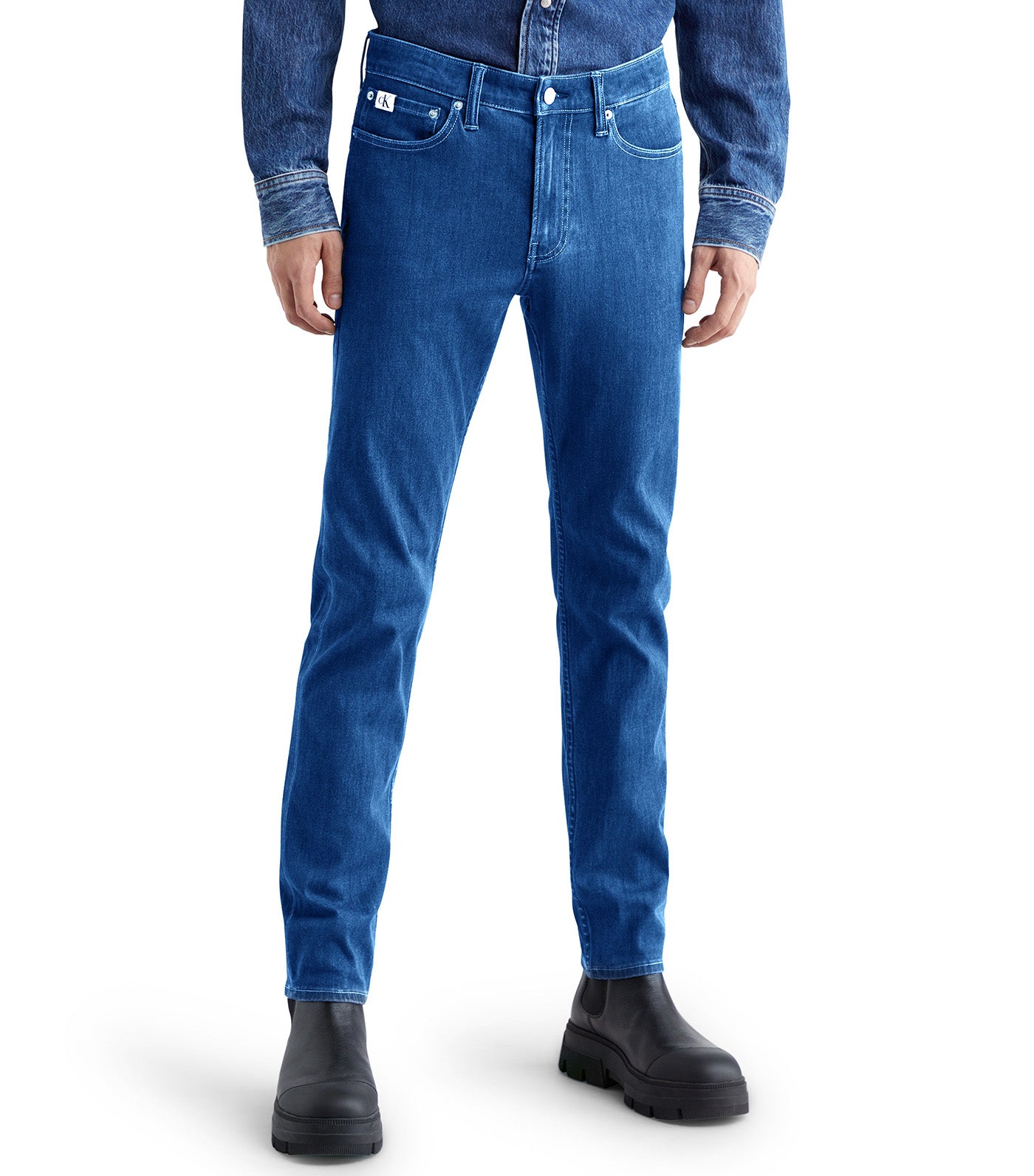 37.5 Bi-Stretch Slim Jeans Dark Blue