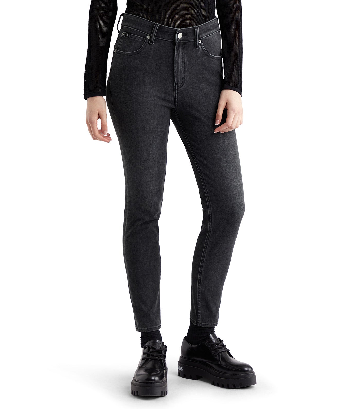 37.5 Bi-Stretch High Rise Body Skinny Ankle Jeans