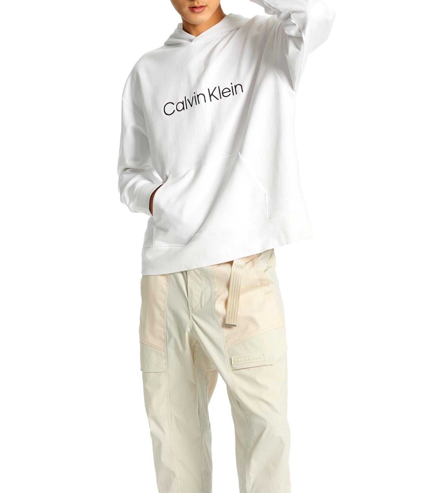 Hero Logo Terry Hoodie Brilliant White