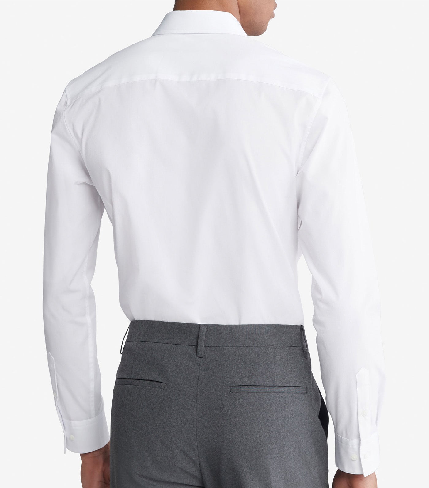 Supima Stretch Cotton Slim Button-Down Shirt