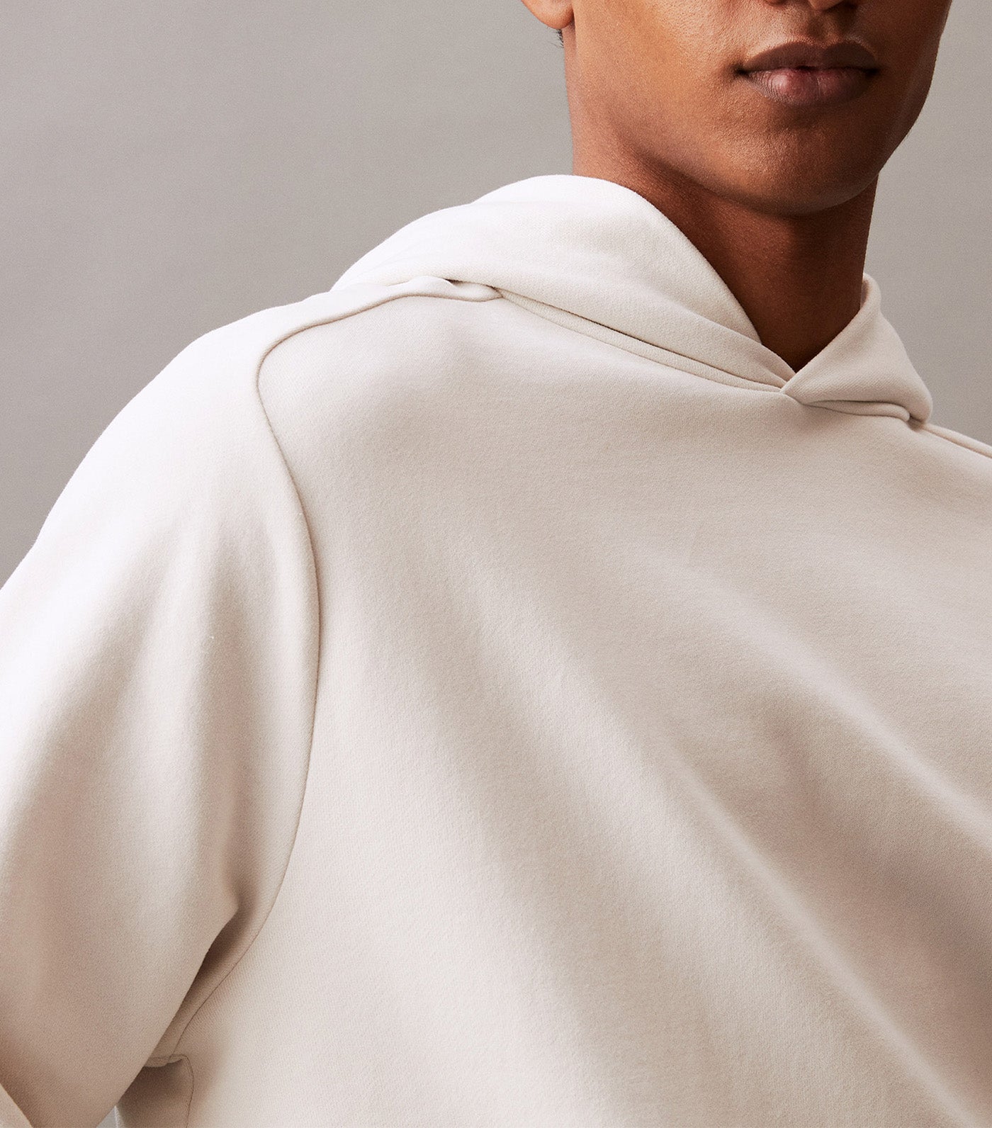 Luxe Terry Hoodie Chalk